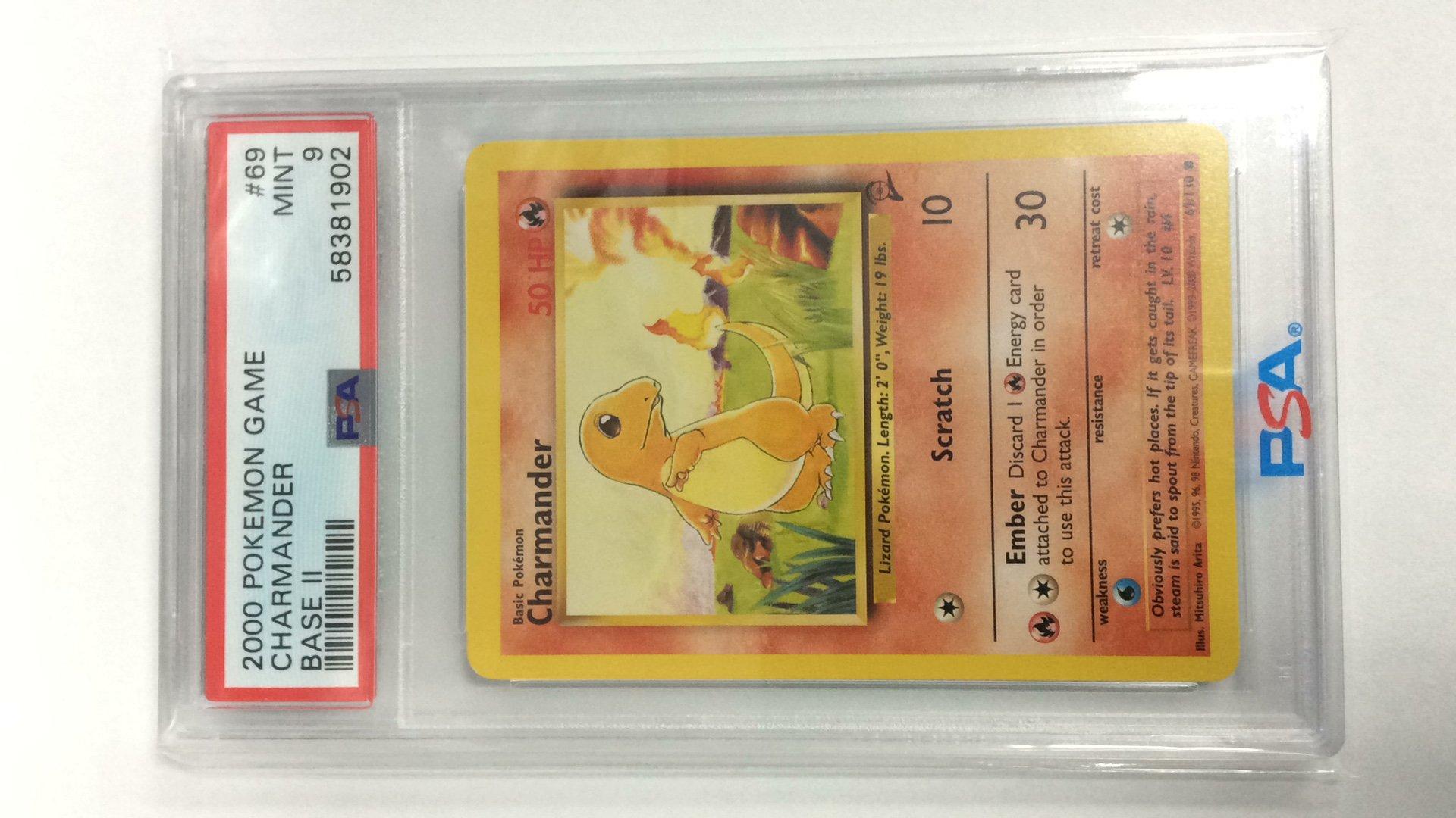 2000 Pokemon Game Base Ii 69 Charmander PSA