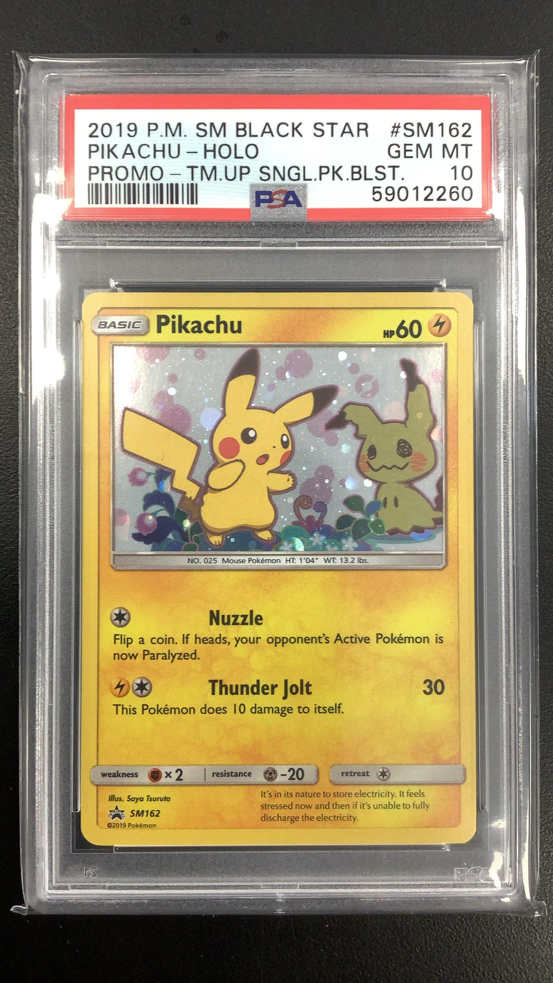 2019 Pokemon Sm Black Star Promo Sm162 Pikachu PSA 10 | GameStop