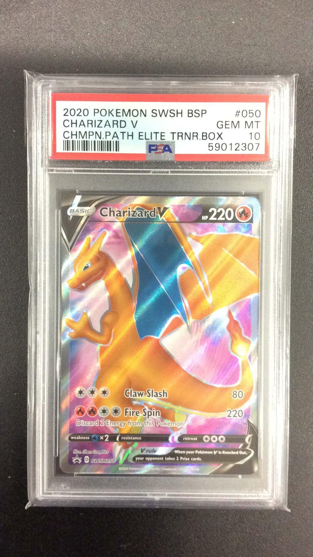 2020 Pokemon Swsh Black Star Promo 050 Charizard V Champion's Path
