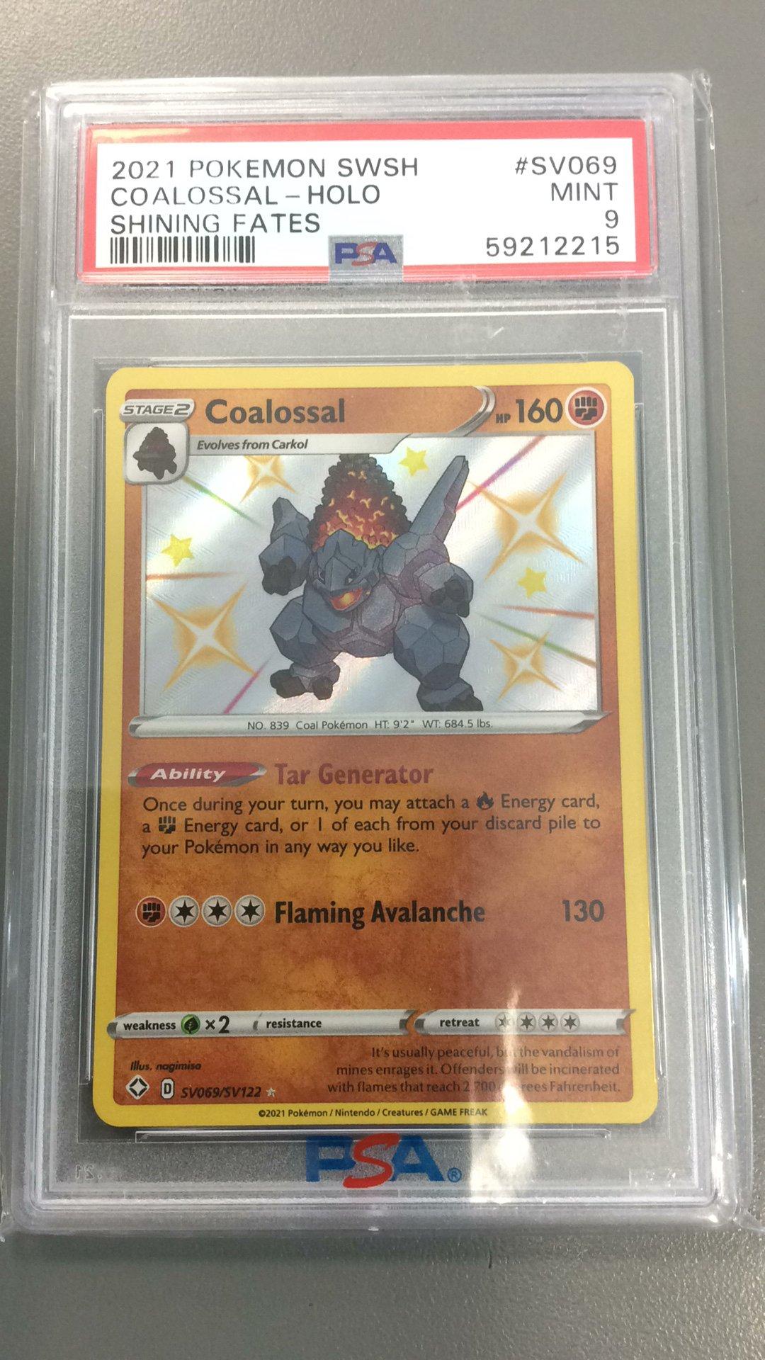 pokemon card coalossal Coalossal V - 098/185 Vivid Voltage Ultra Rare Pokemon