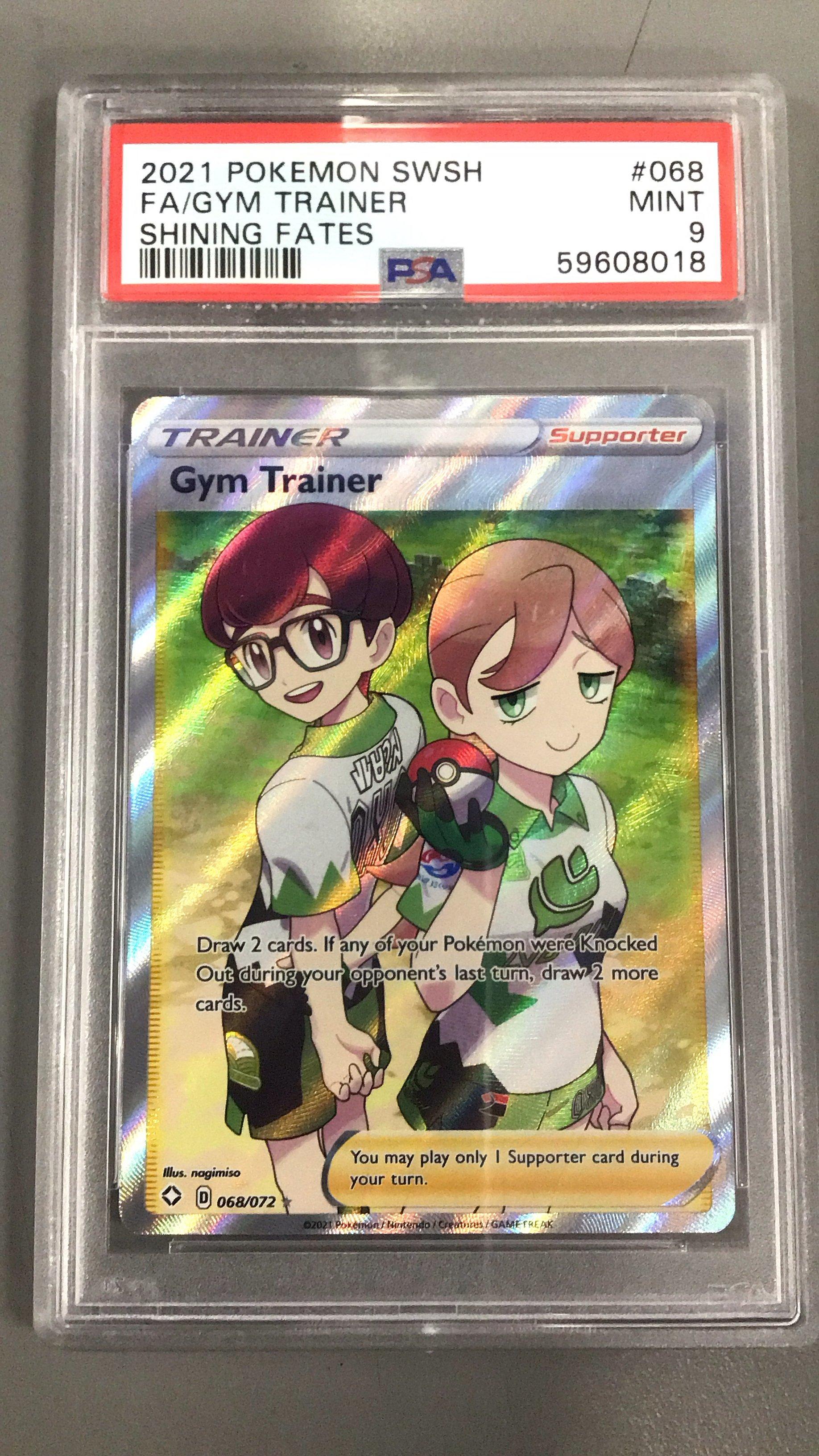 2021 Pokemon Sword & Shield Shining Fates 068 Full Art/gym Trainer PSA