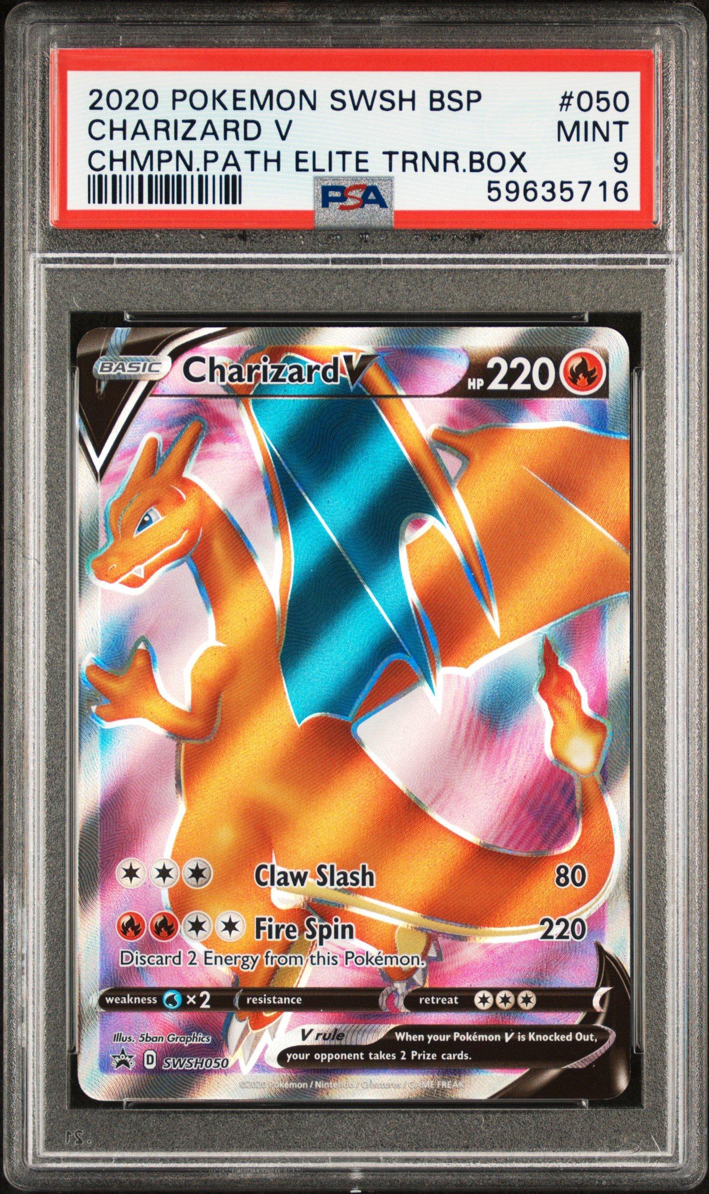 2020 Pokemon Swsh Black Star Promo 050 Charizard V Champion's Path