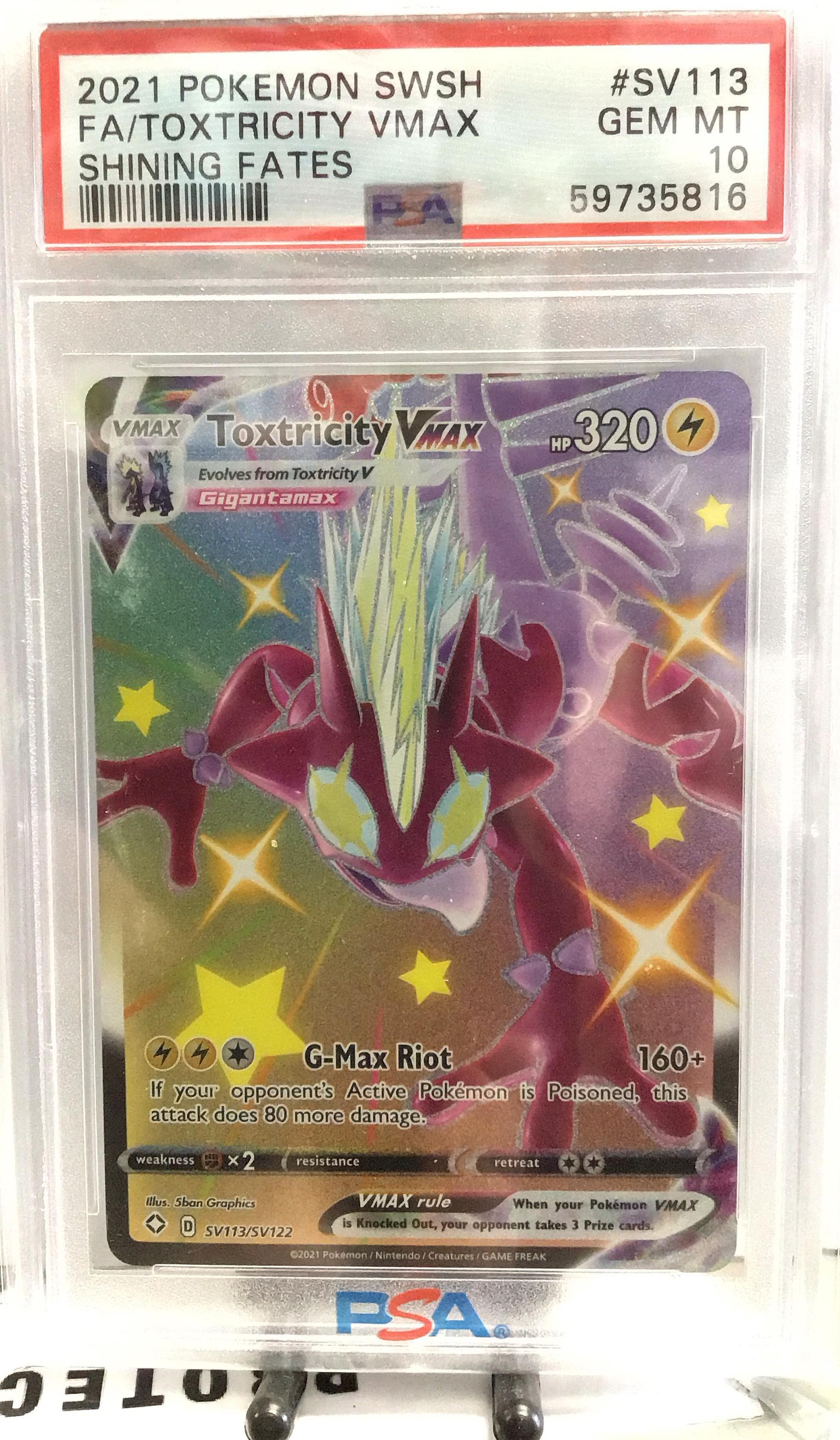 2021 Pokemon Sword & Shield Shining Fates Sv113 Full Art