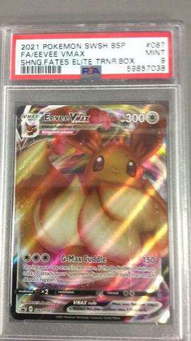 2021 Pokemon Swsh Black Star Promo 087 Full Art/eevee Vmax Shining