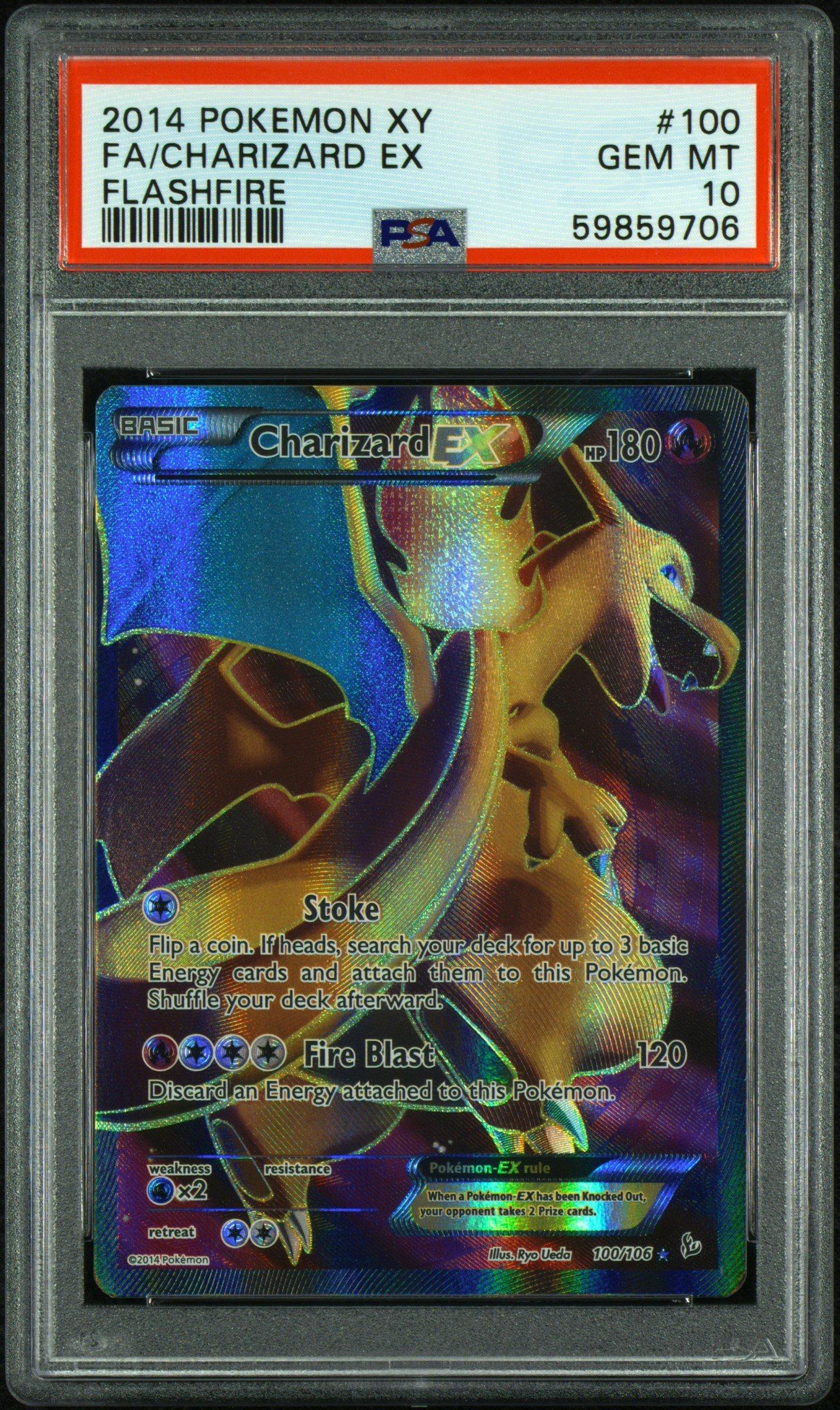 2014 Pokemon Xy Flashfire 100 Full Art/charizard Ex PSA 10 | GameStop