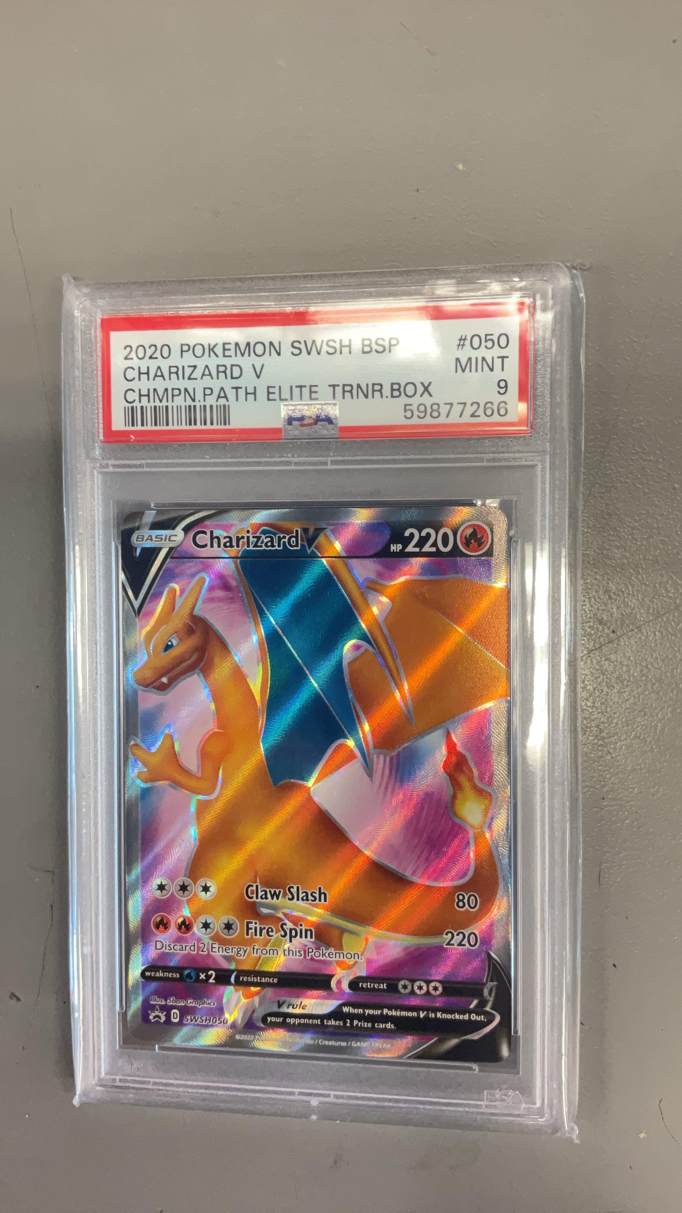 2020 Pokemon Swsh Black Star Promo 050 Charizard V Champion's Path