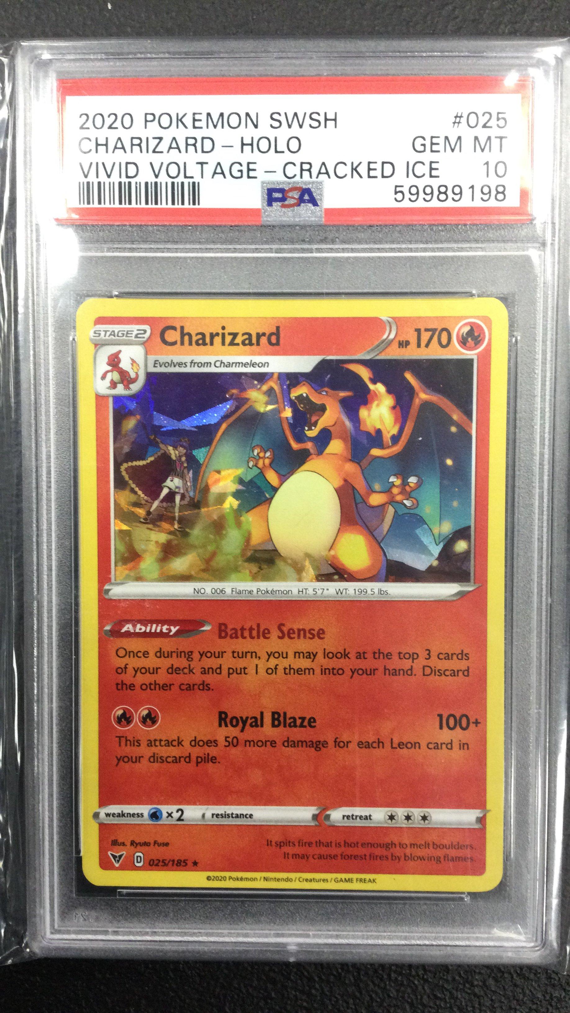 2020 Pokemon Sword & Shield Vivid Voltage 025 Charizard-holo