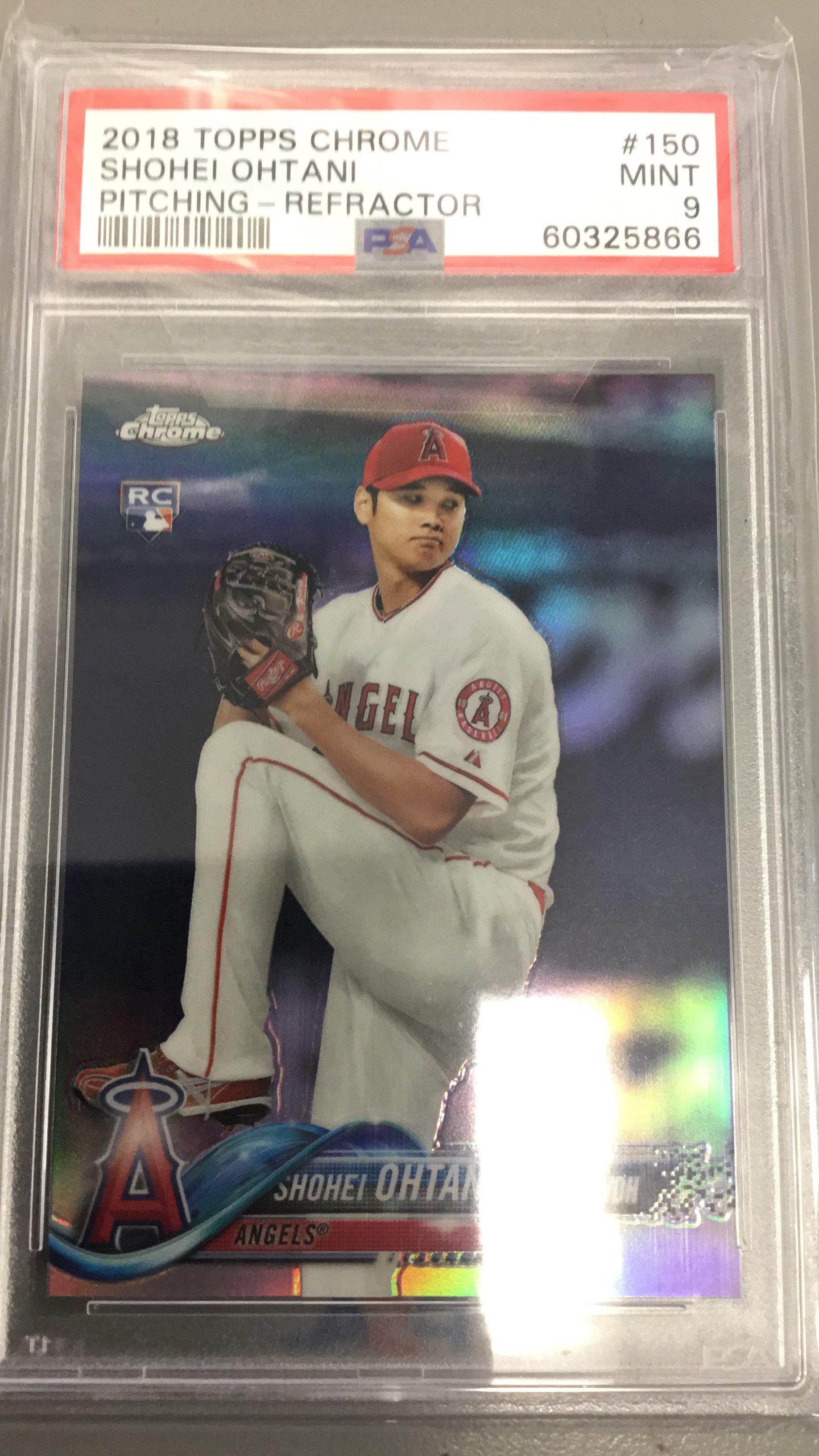 2018 Topps Chrome 150 Shohei Ohtani PSA