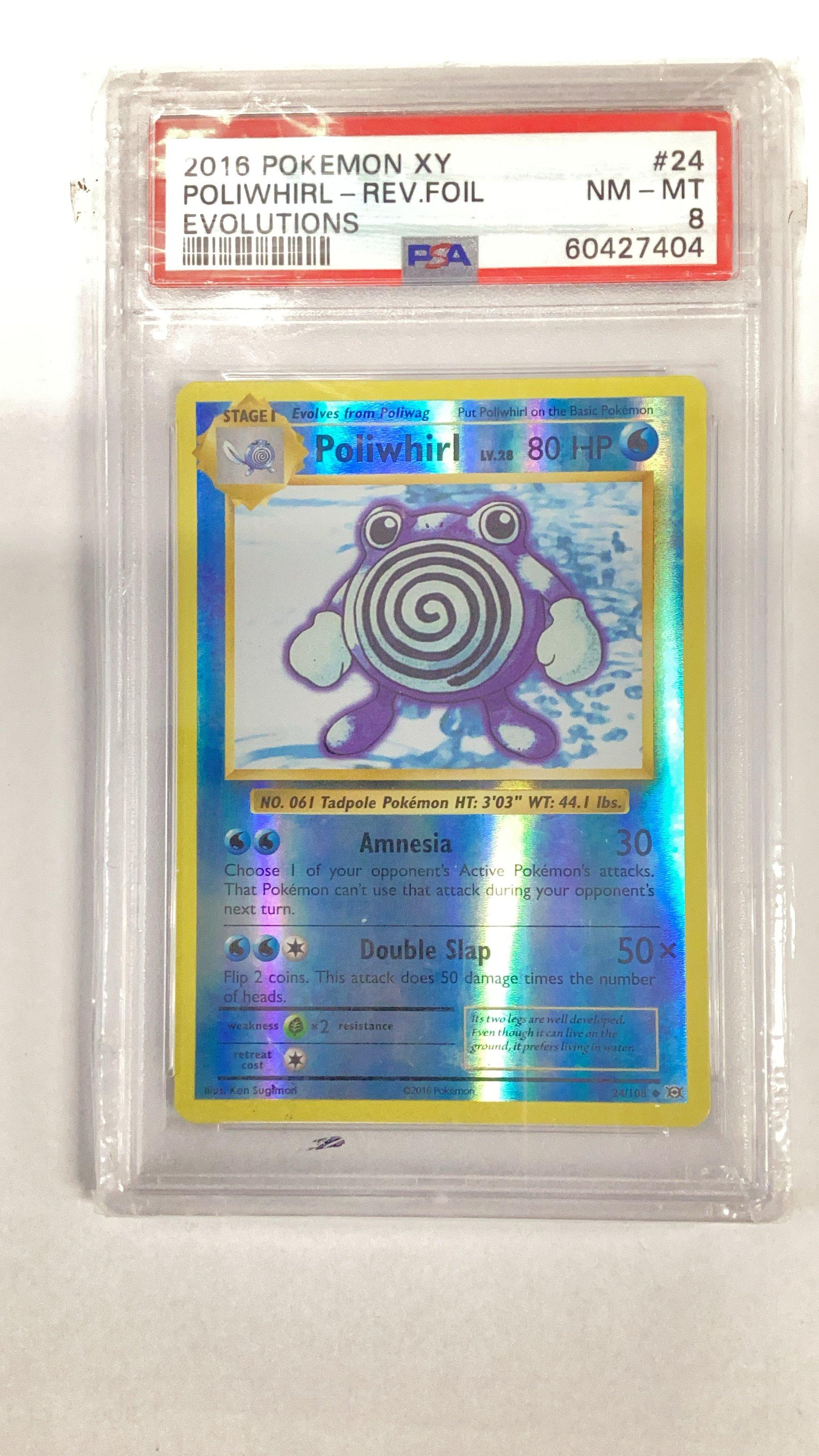 2016 poliwhirl pokemon card value #176 Scarlet & Violet 151  Red Orange Cards Stage 1 Form First try at a custom