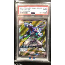 2018 Pokemon Sun & Moon Ultra Prism 147 Full Art/palkia Gx PSA 9