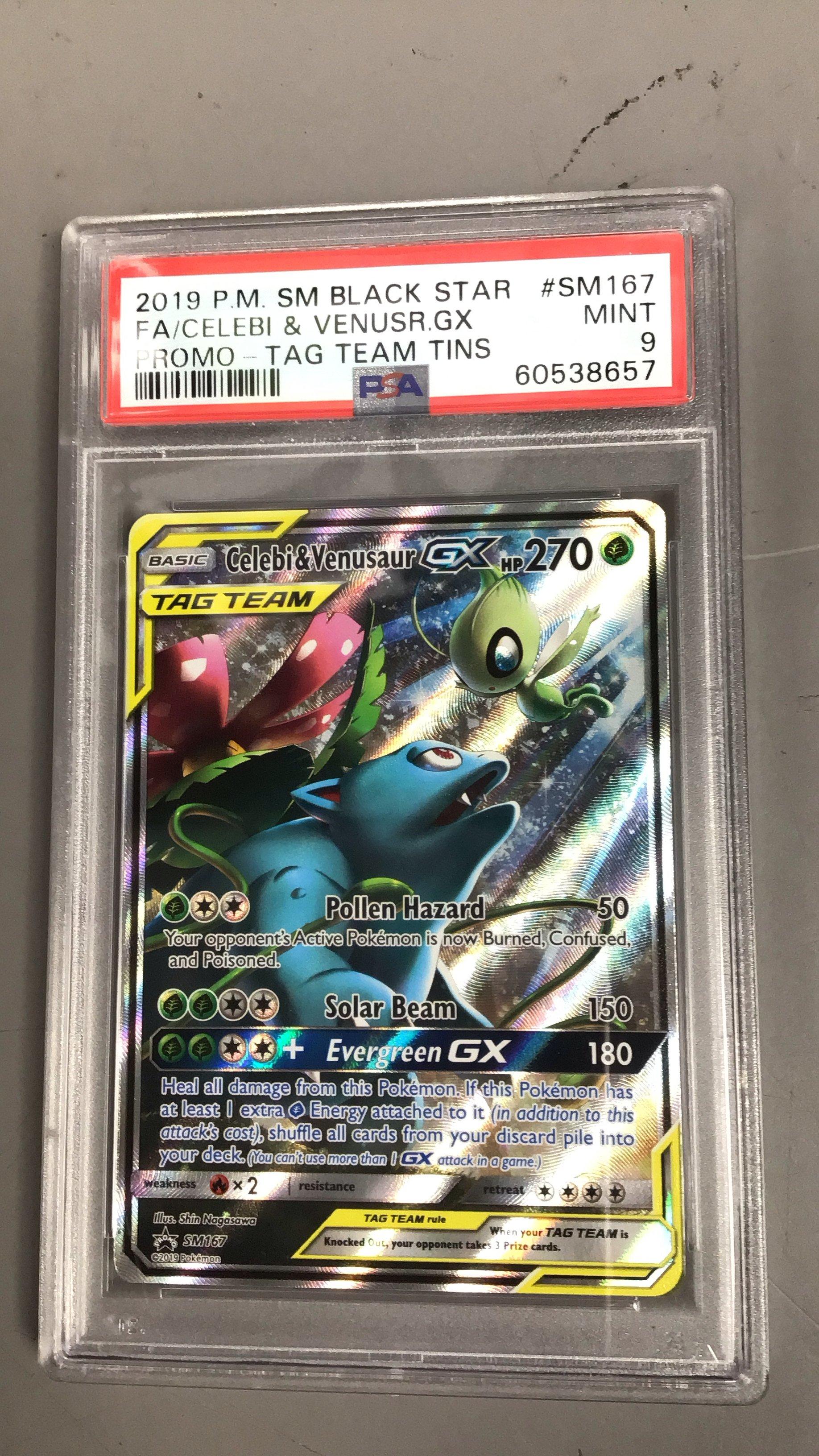 tag graded pokemon cards Mega Charizard X ex SAR PSA Beckett Grading the World's Most Expensive