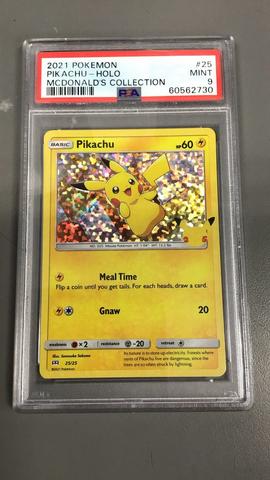 2021 Pokemon Mcdonald's Collection 25 Pikachu-holo PSA 9 Graded