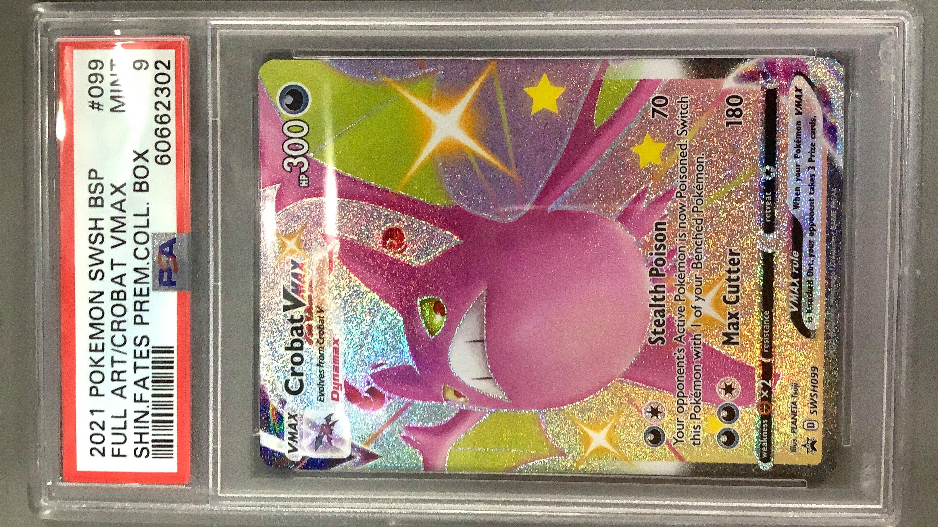 2021 Pokemon Swsh Black Star Promo 099 Full Art/crobat Vmax