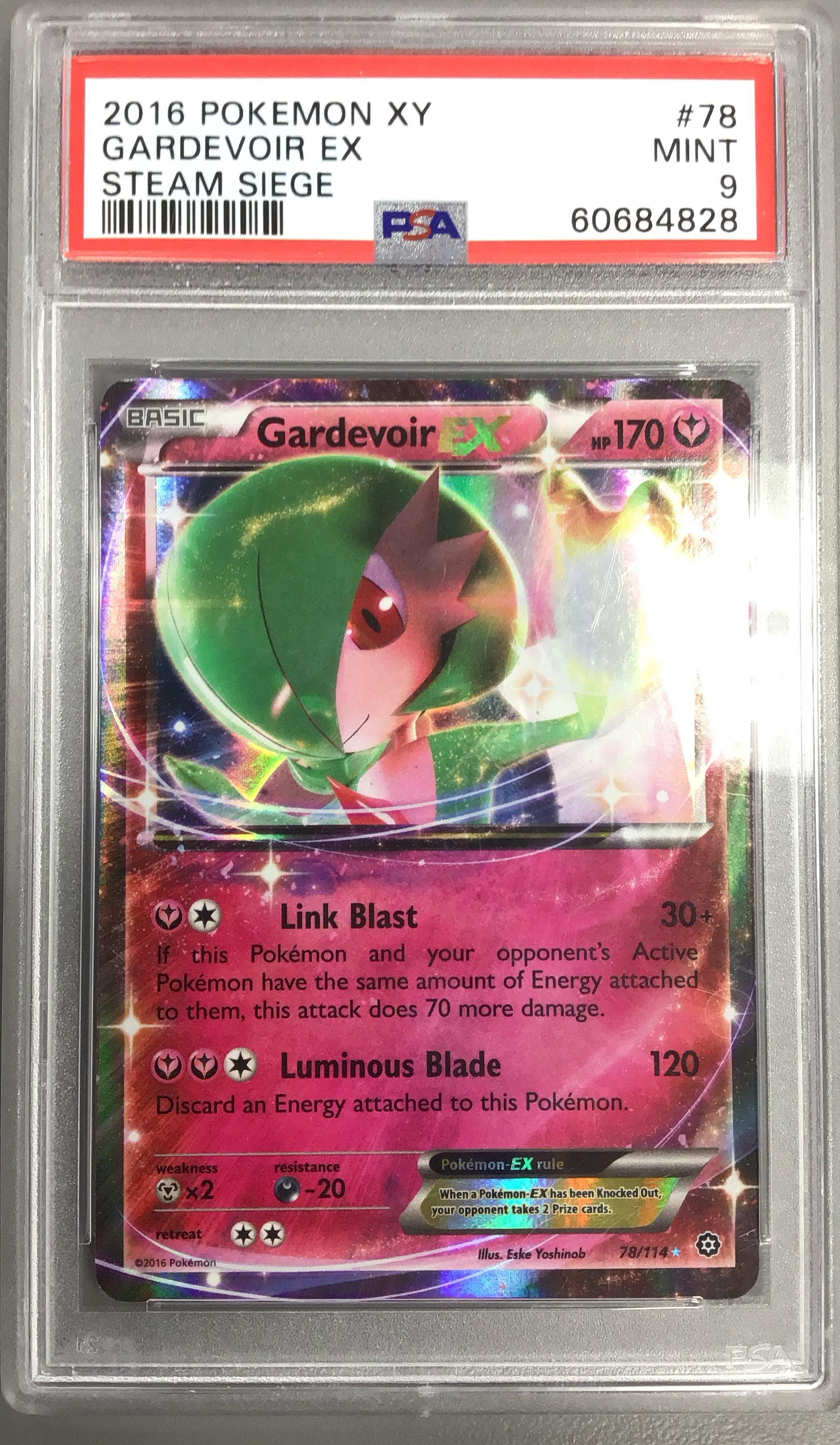 2016 Pokemon Xy Steam Siege 78 Gardevoir Ex PSA 9