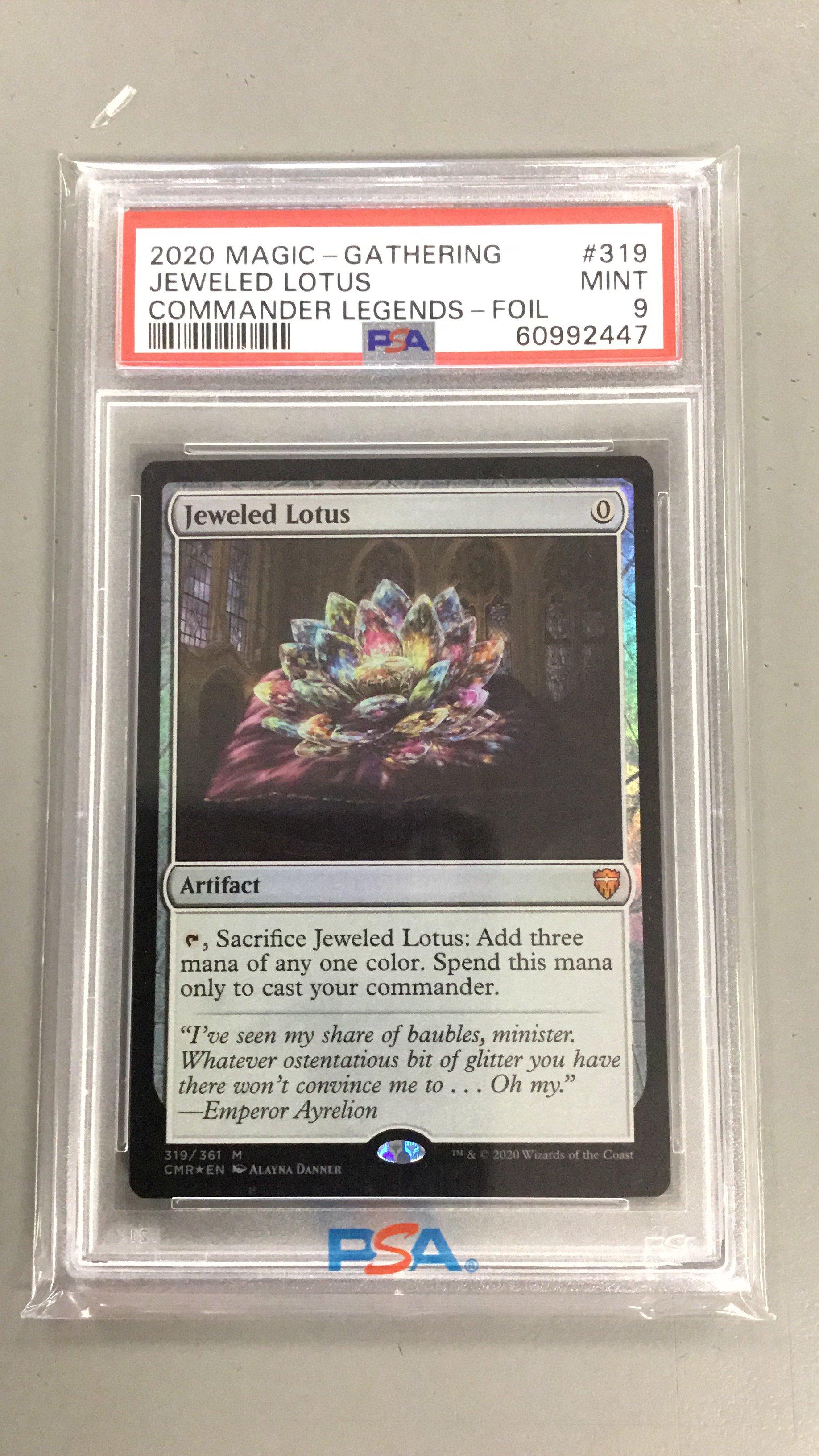 PSA 9 宝石の睡蓮 Jeweled Lotus Foil MTG 鑑定済 | ヤマダウェブコム