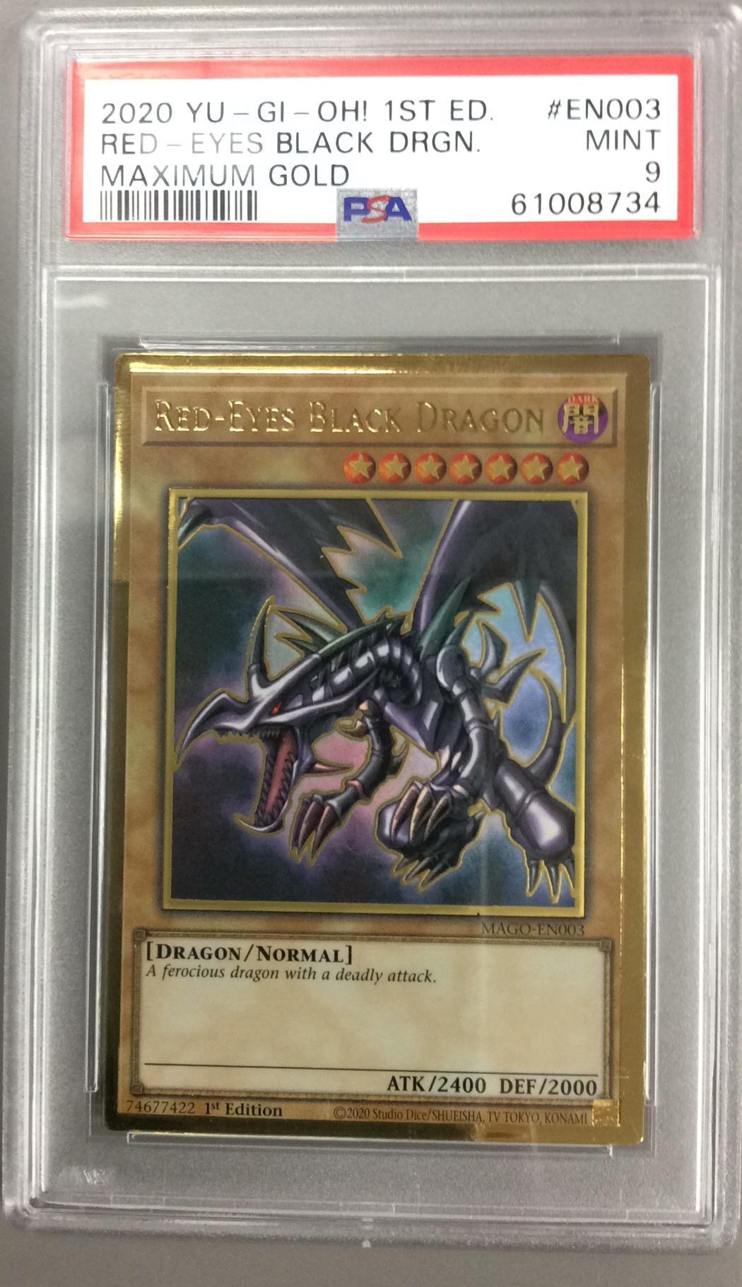 2020 Yu-gi-oh! Maximum Gold En003 Red-eyes Black Dragon 1st