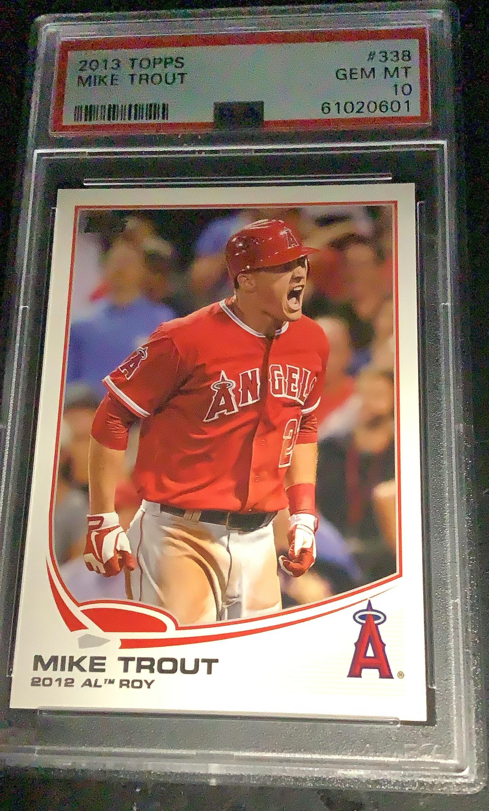 2013 Topps 338 Mike Trout PSA 10