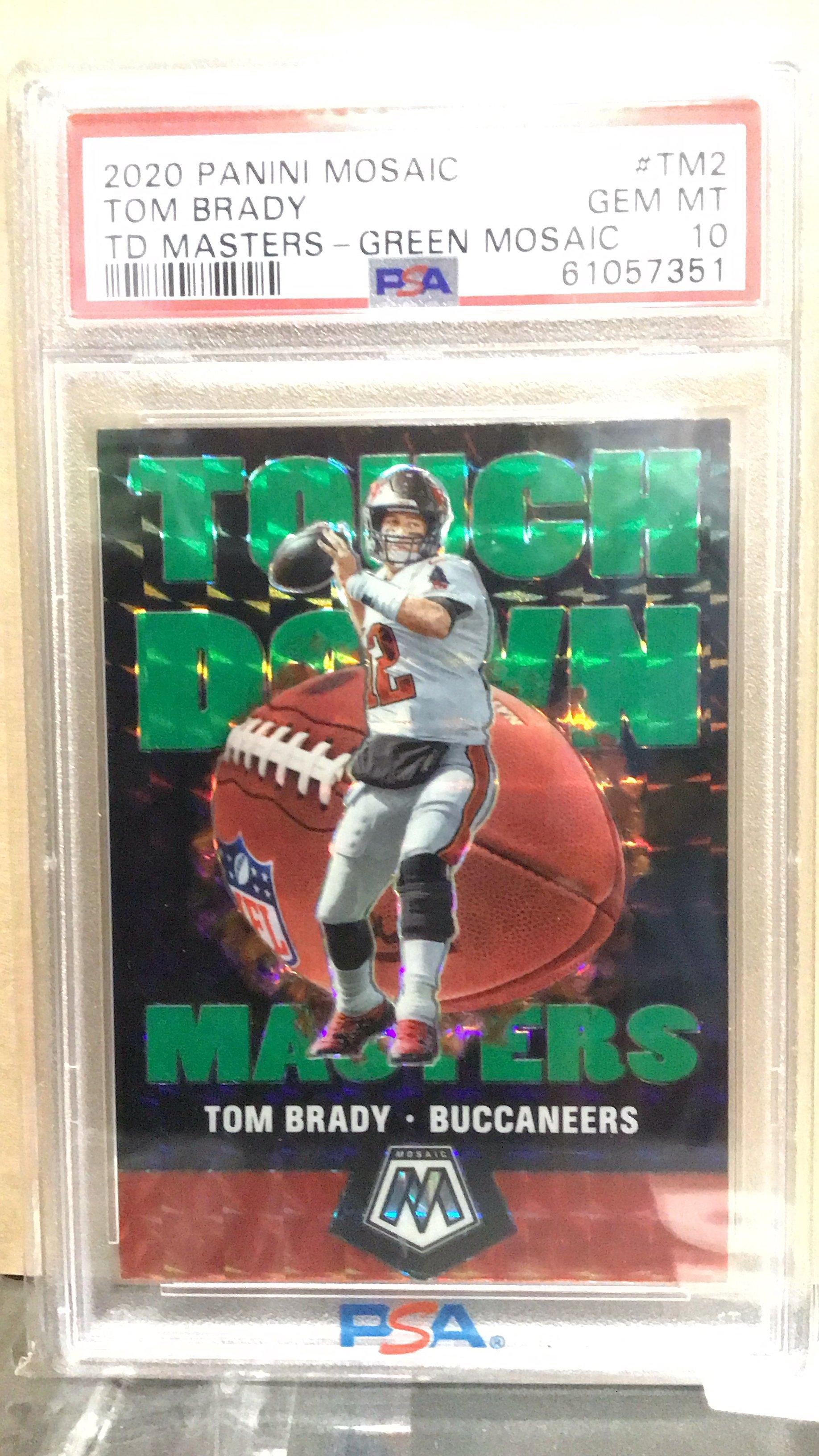 2020 Panini Mosaic Touchdown Masters Green # TM2 PSA 9 shops