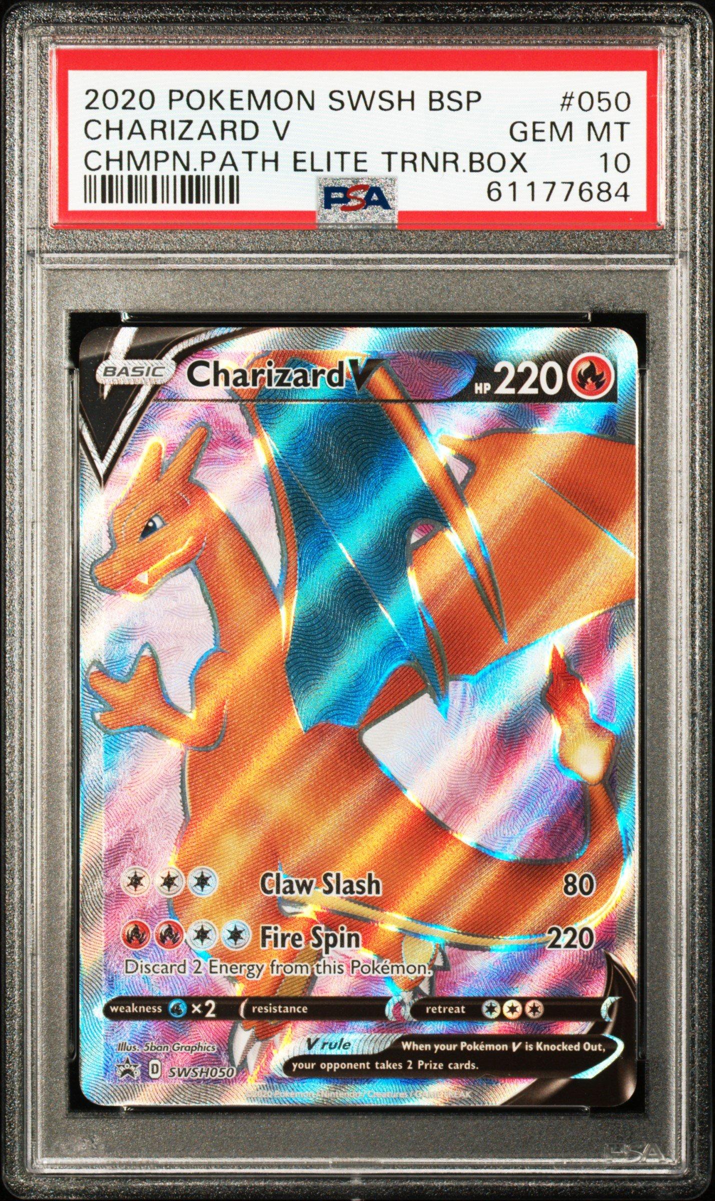 2020 Pokemon Swsh Black Star Promo 050 Charizard V Champion's Path