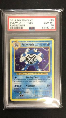2016 Pokemon Xy Evolutions 25 Poliwrath-holo PSA 10 | GameStop