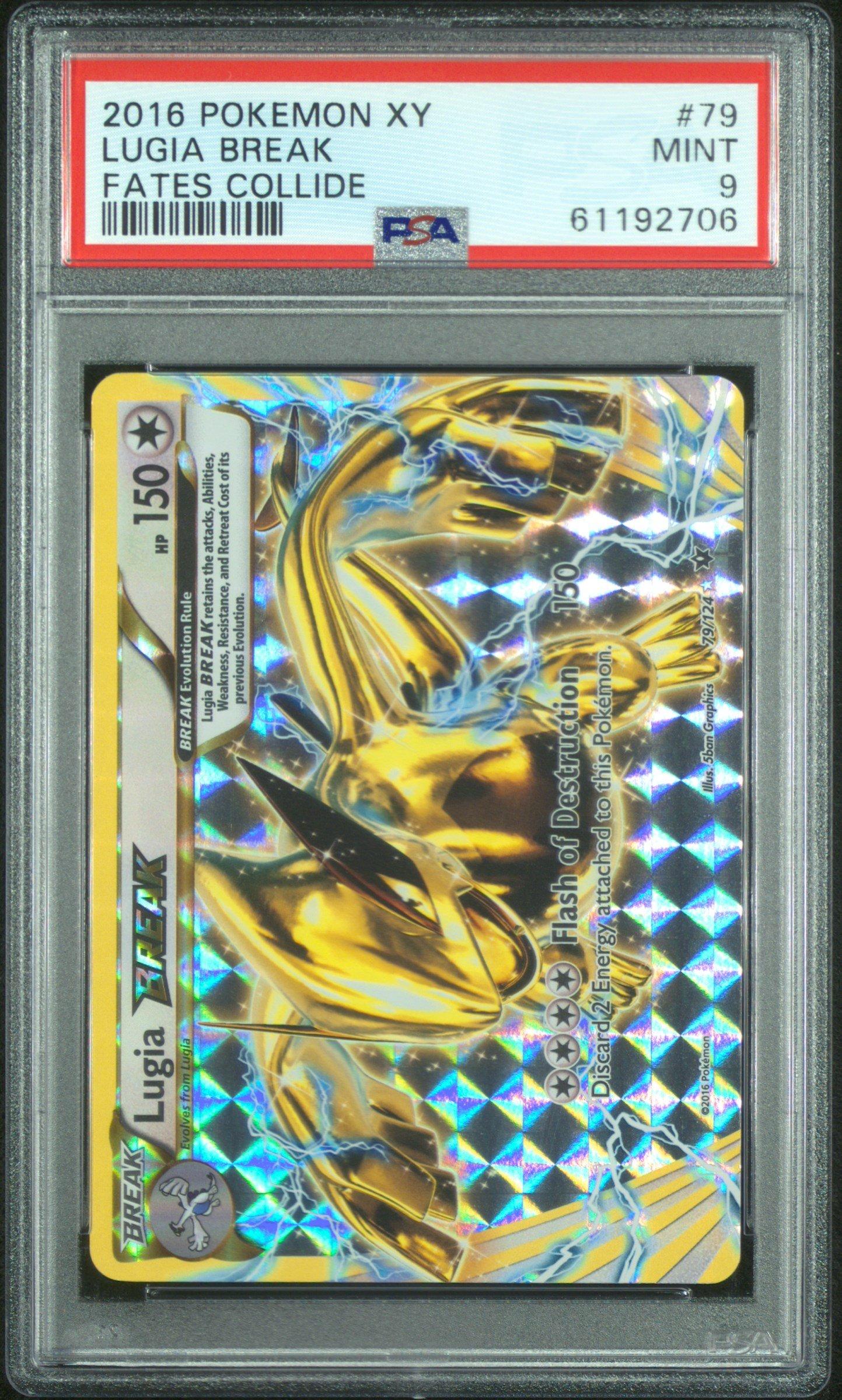 2016 Pokemon Xy Fates Collide 79 Lugia Break PSA 9 | GameStop