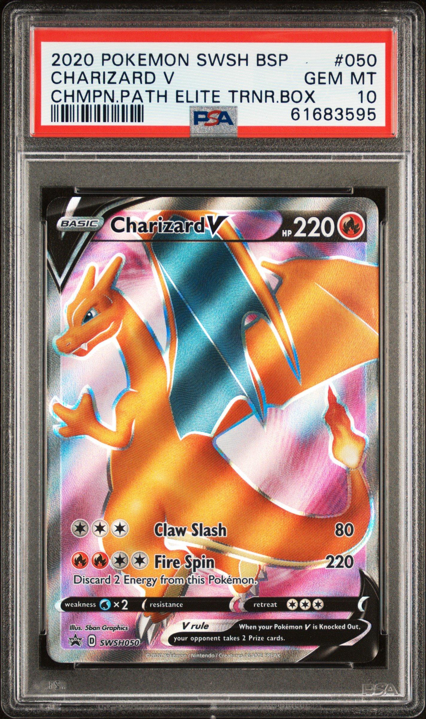 2020 Pokemon Swsh Black Star Promo 050 Charizard V Champion's Path