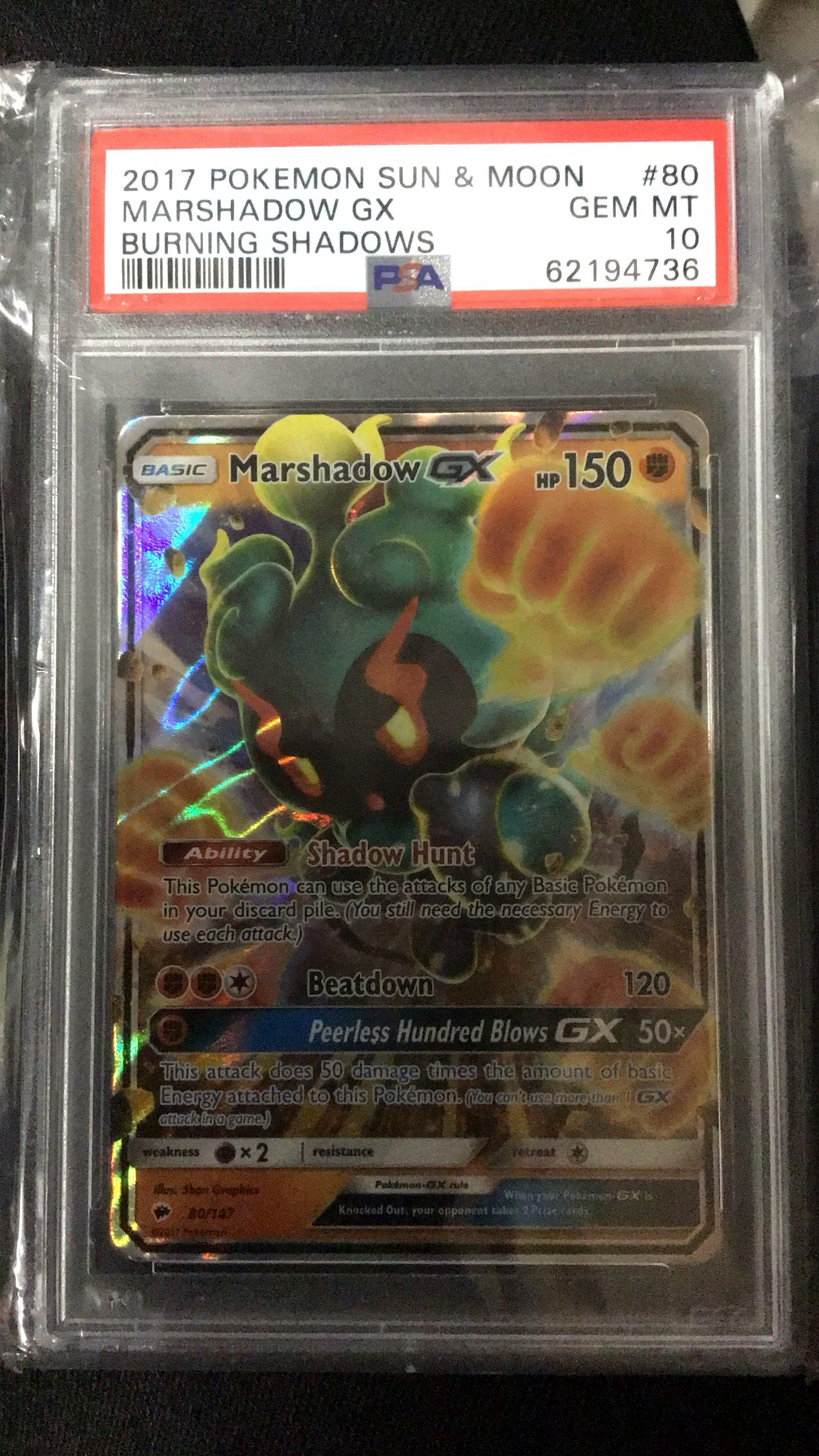pokemon card marshadow gx Marshadow GX - 80/147 - Burning Shadows