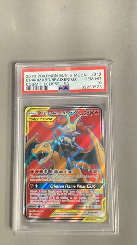2019 Pokemon Sun & Moon Cosmic Eclipse 212 Full Art/charizard