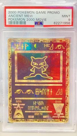 2000 Pokemon Game Movie Ancient Mew Pokemon 2000 Movie PSA 8