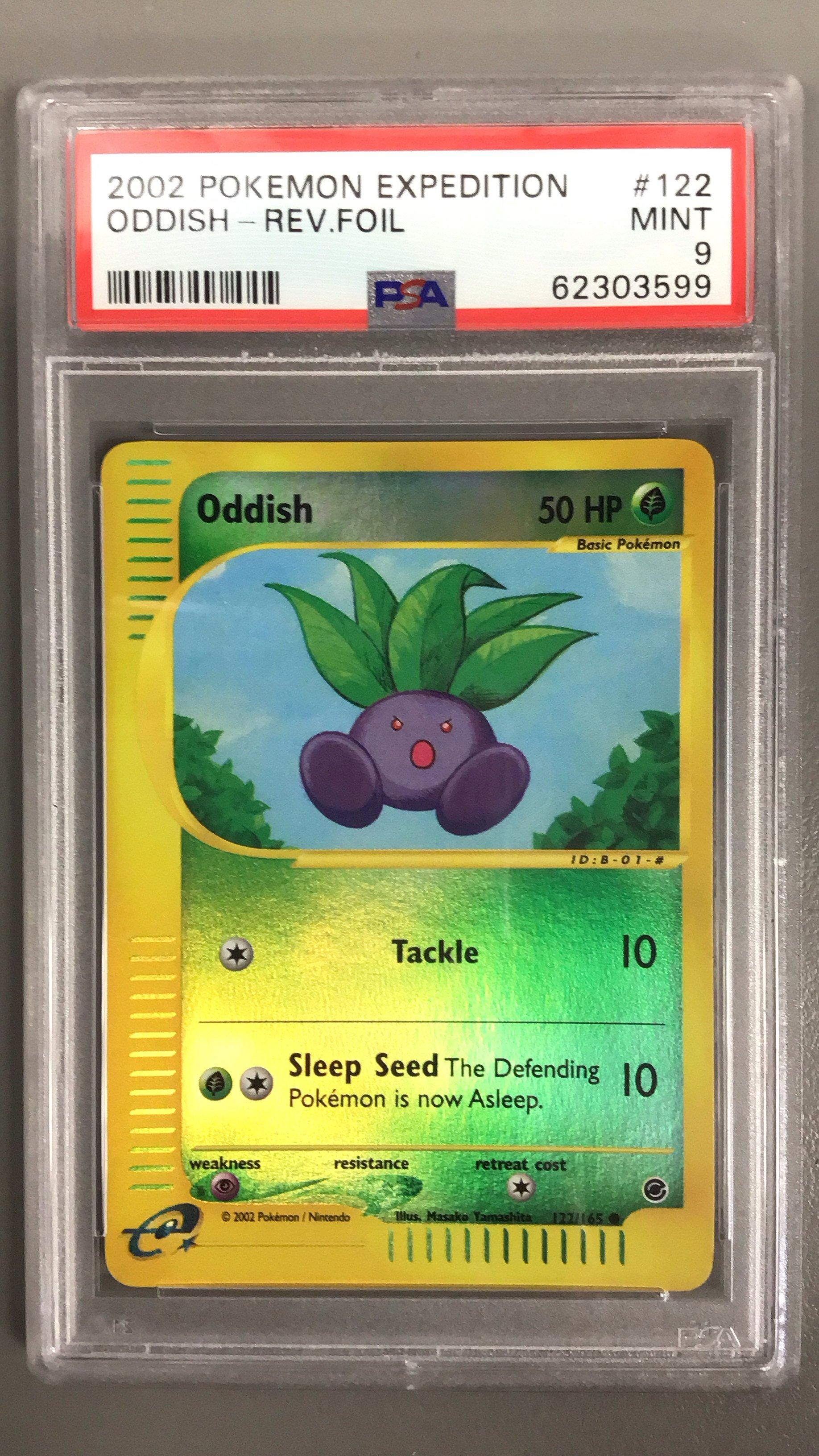 2002 Pokemon Expedition 122 Oddish-reverse Foil PSA 9 Graded Card | GameStop