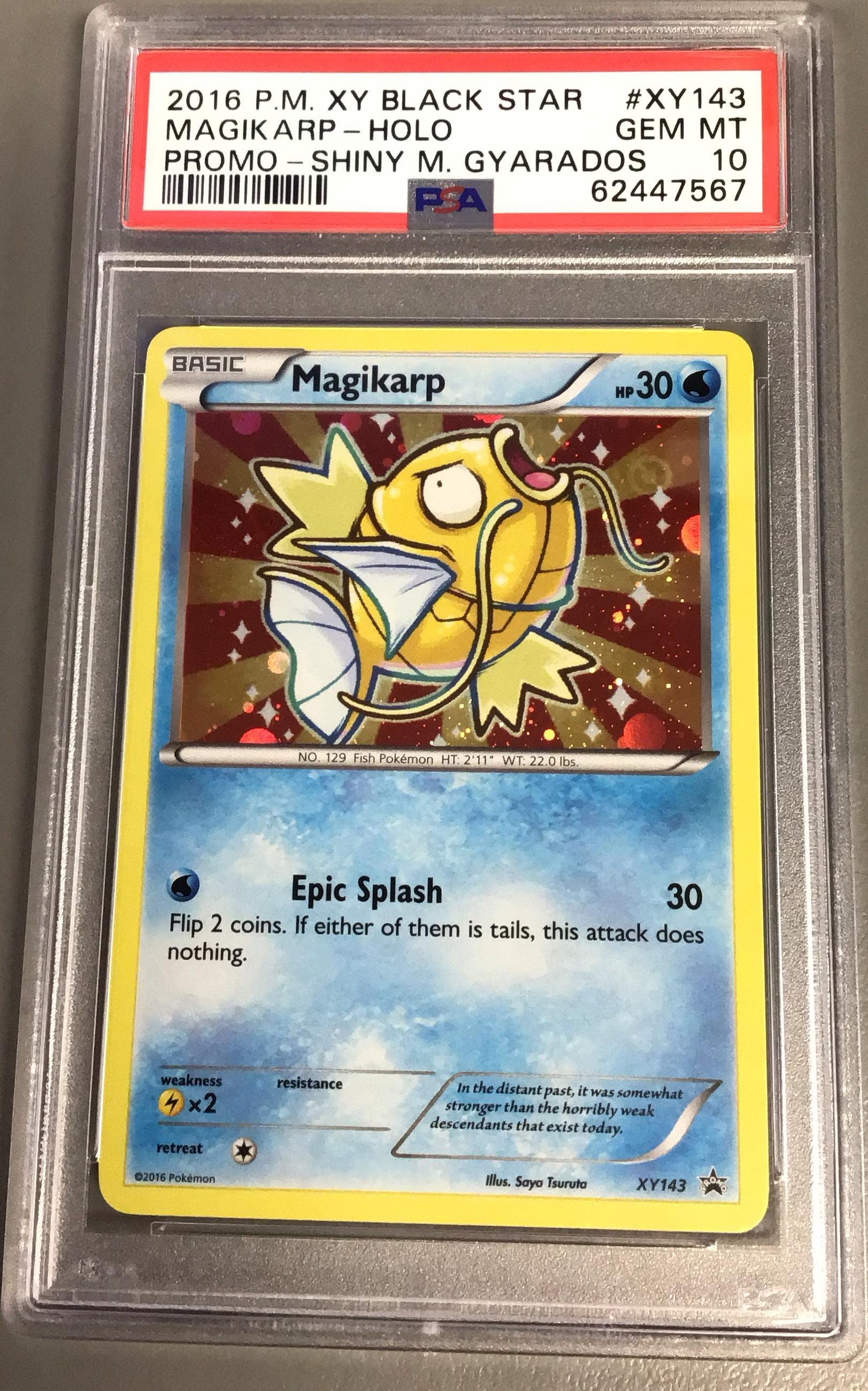 pokemon gold magikarp card Magikarp (Golden Shiny) XY143 – Domino City Gaming