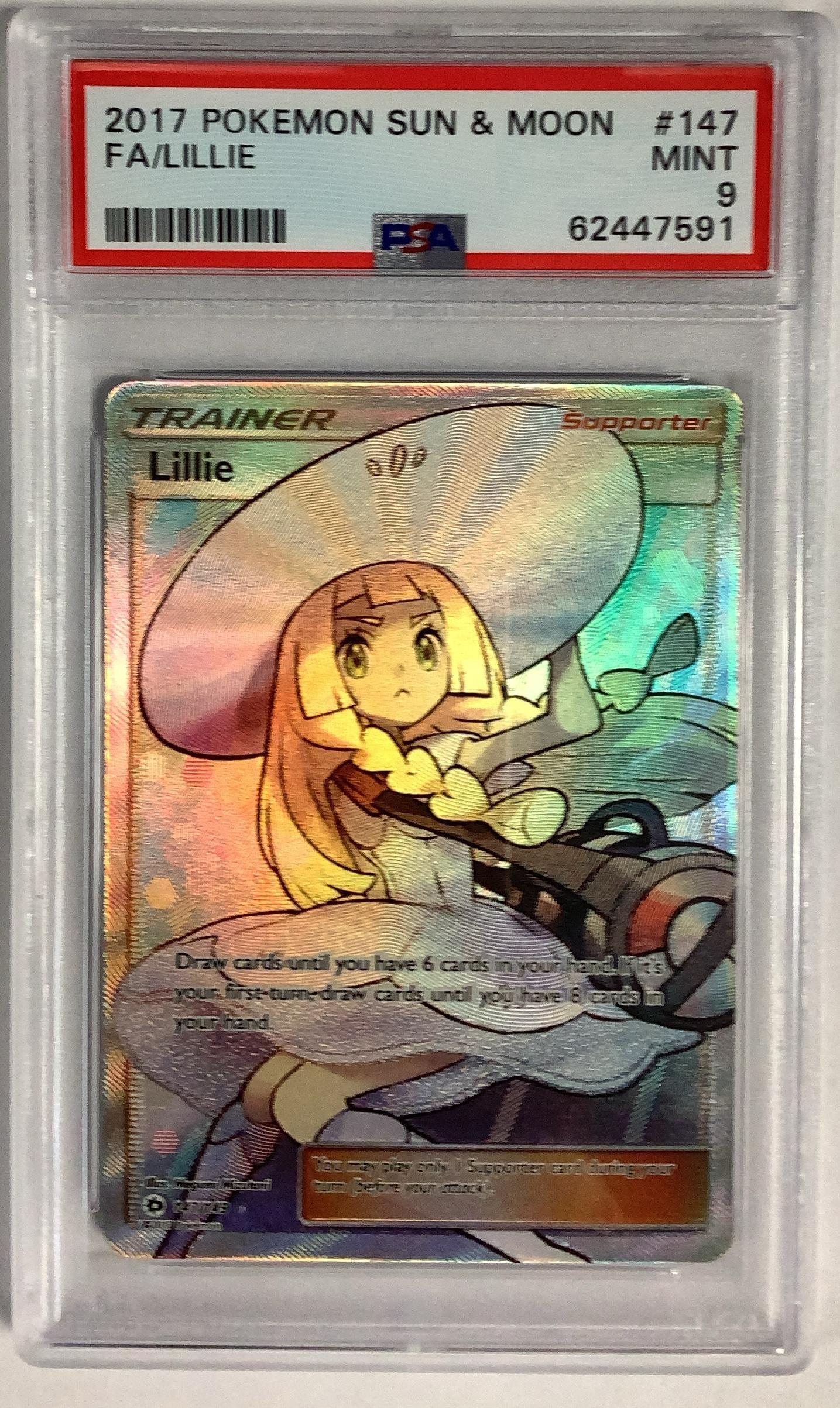 2017 Pokémon Sun & Moon Lillie PSA 9 PSA9 Pokemon Card Game Lillie #119 Sun & Moon GX Battle Boost