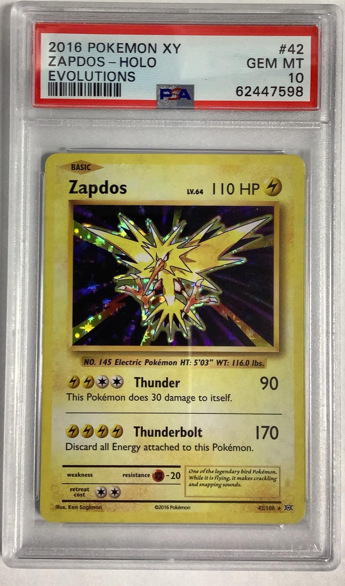 2016 zapdos pokemon card Amazon.com: 5 Pokemon Ultra Rare Card Lot - V, Gx, ex, Assorted Variety main image 1