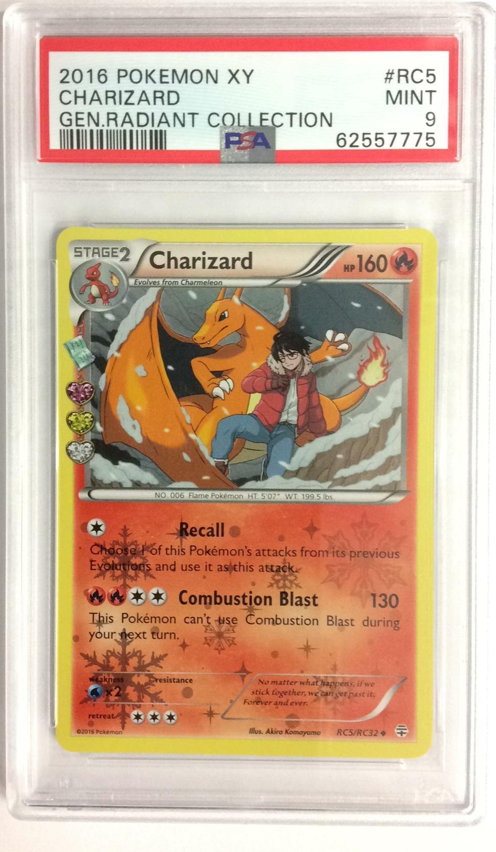 pokemon generations charizard card CGC 7 Charizard RC5 Holo Pokemon Generations – FNT Collectibles main image 1