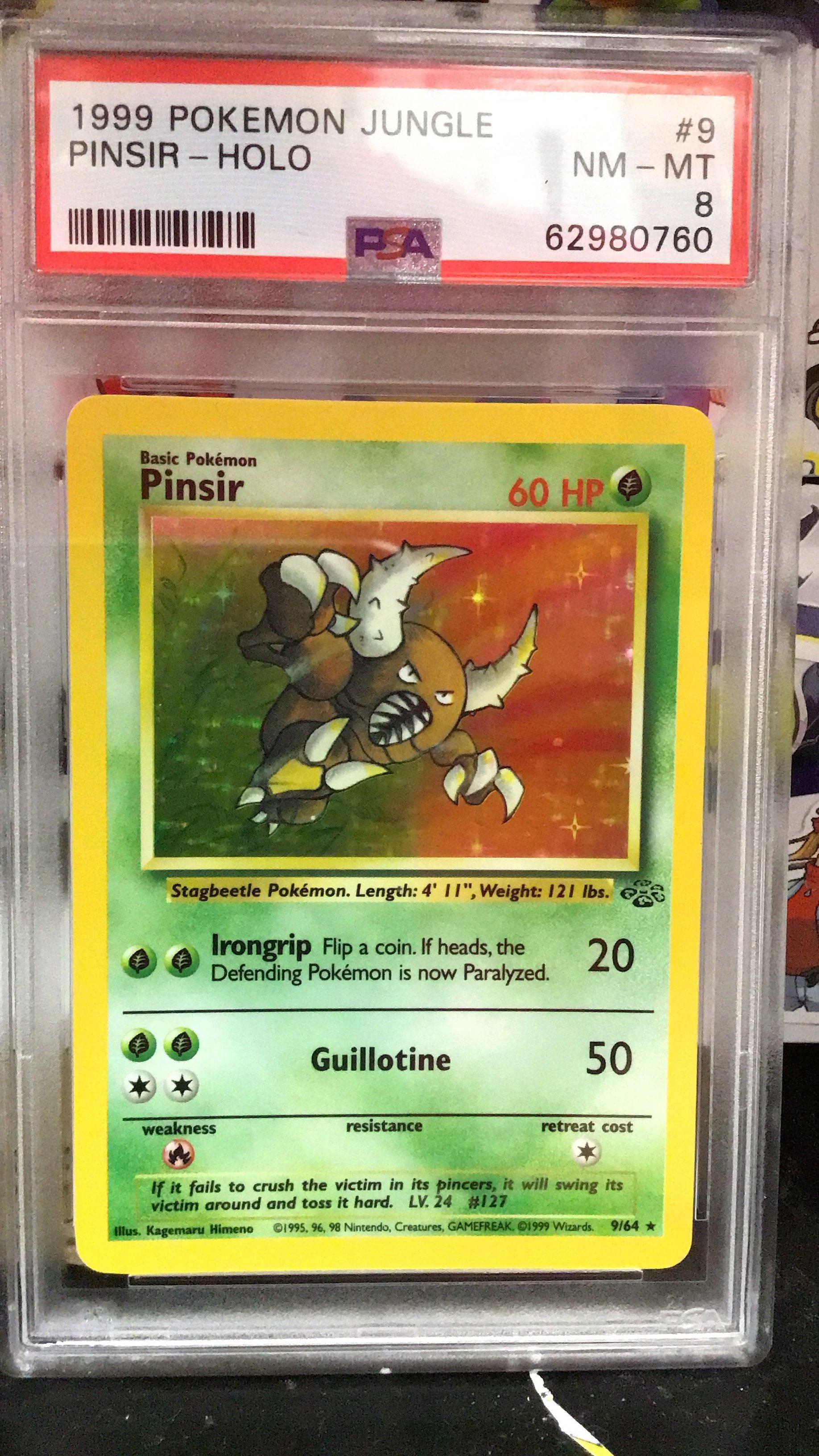 1999 Pokemon Jungle 9 Pinsir-holo PSA 8 | GameStop