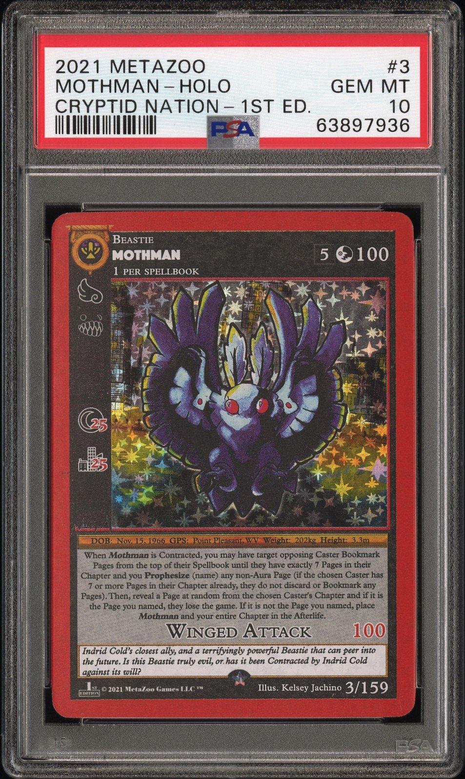 Mothman holo 1st edition PSA10 モスマン