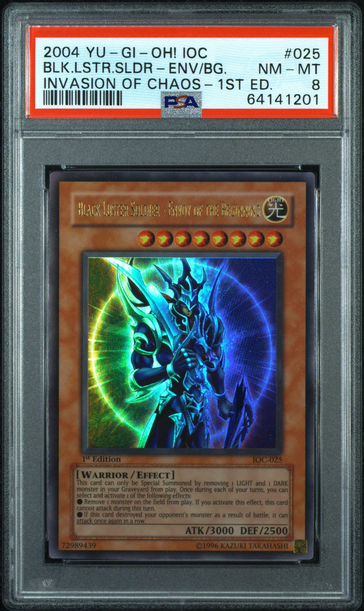 2004 Yu-gi-oh! Ioc-invasion Of Chaos 025 Black Luster Soldier - Envoy Of  The Beginning 1st Edition PSA 8 | GameStop