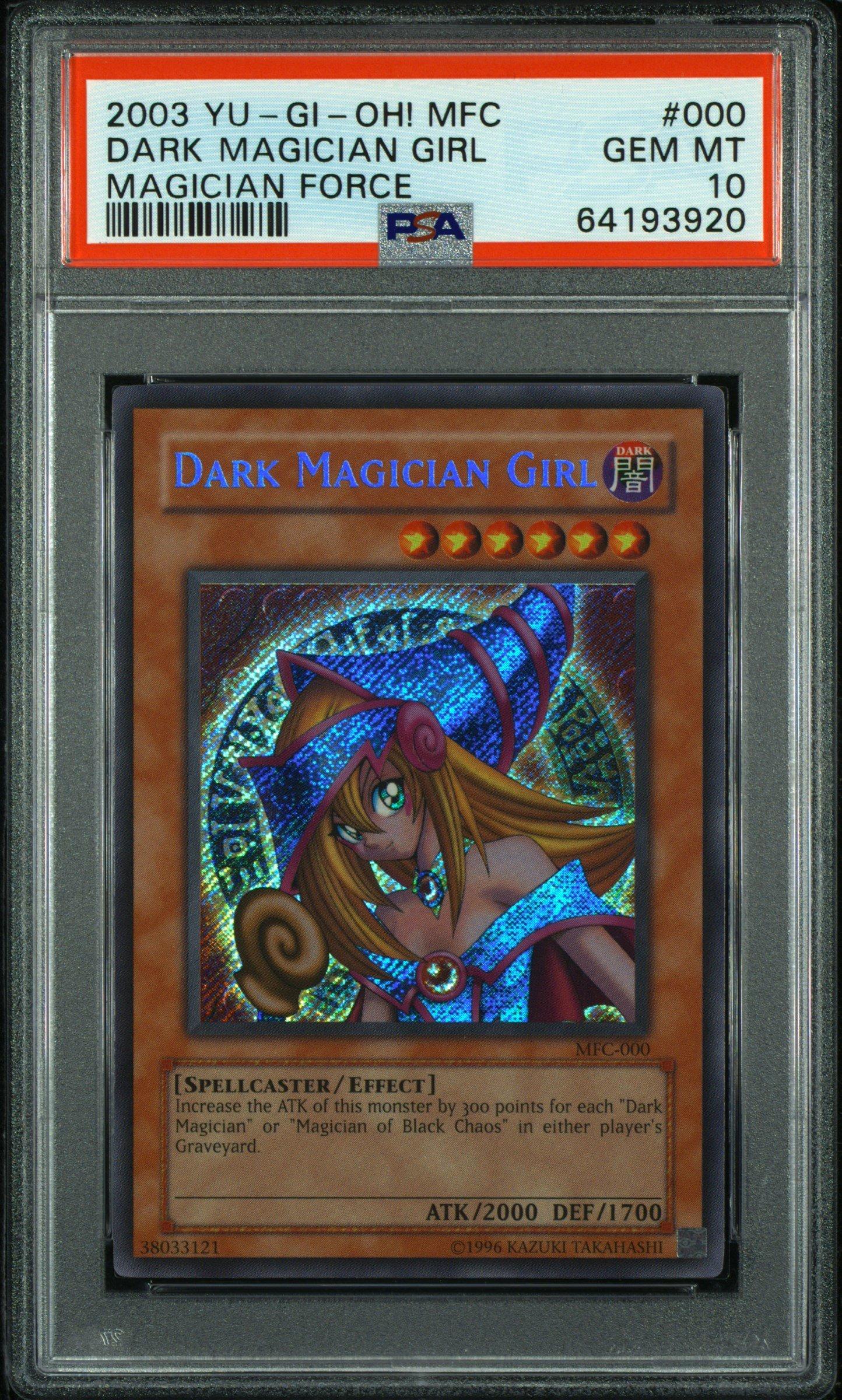 2003 Yu-gi-oh! Mfc-magician's Force 000 Dark Magician Girl PSA 10