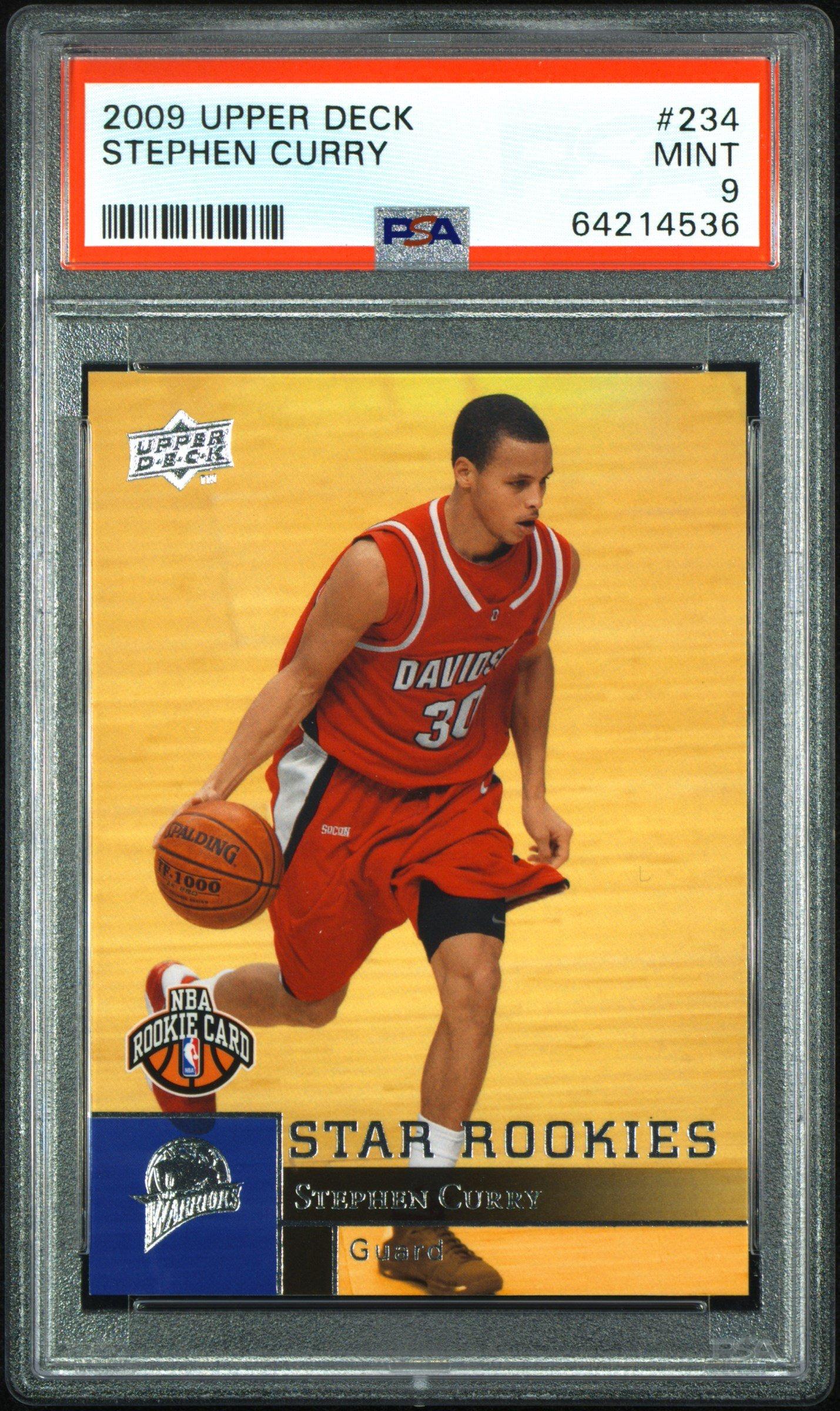 2009 Upper Deck 234 Stephen Curry PSA