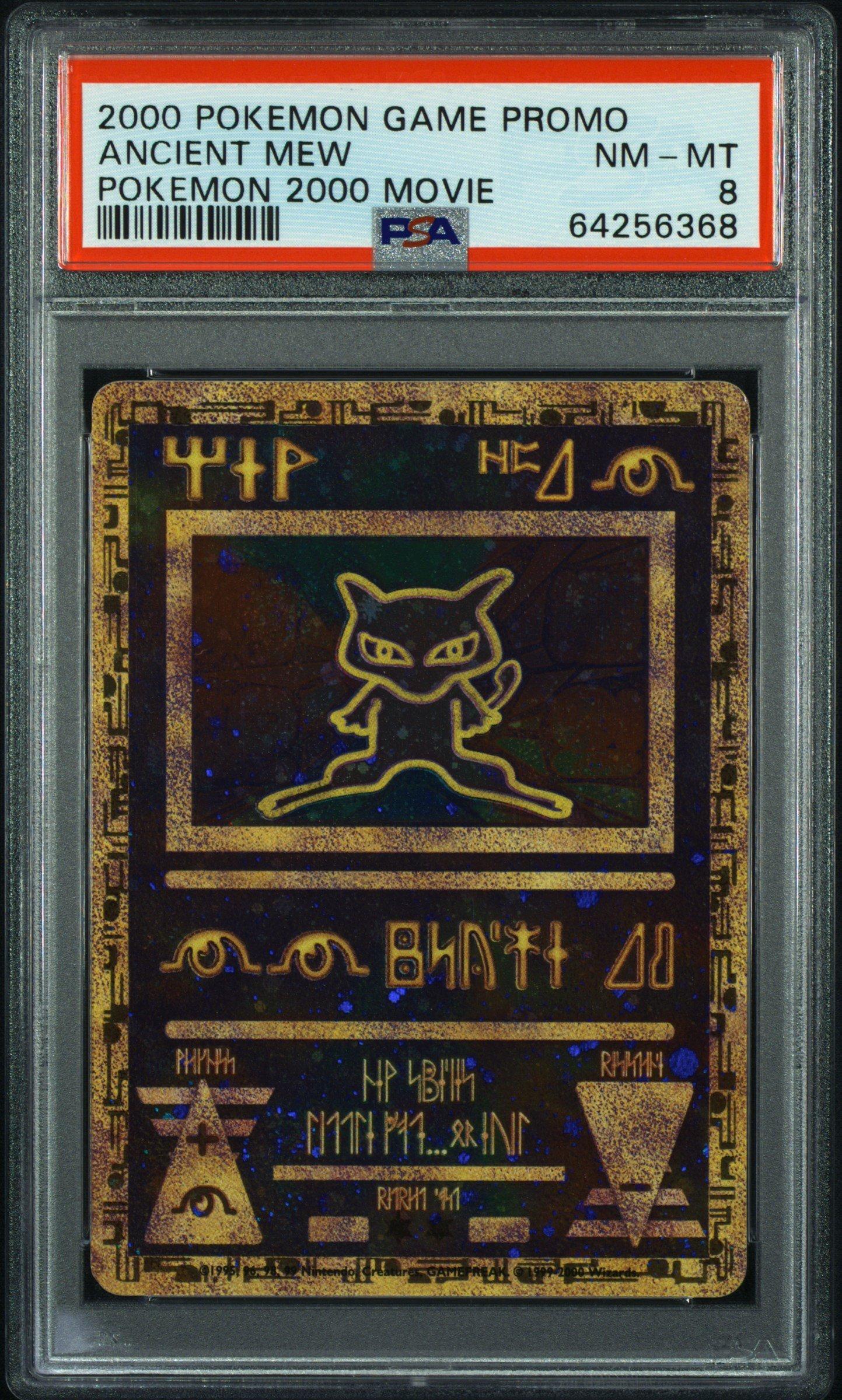 2000 Pokemon Game Movie Ancient Mew Pokemon 2000 Movie PSA 8