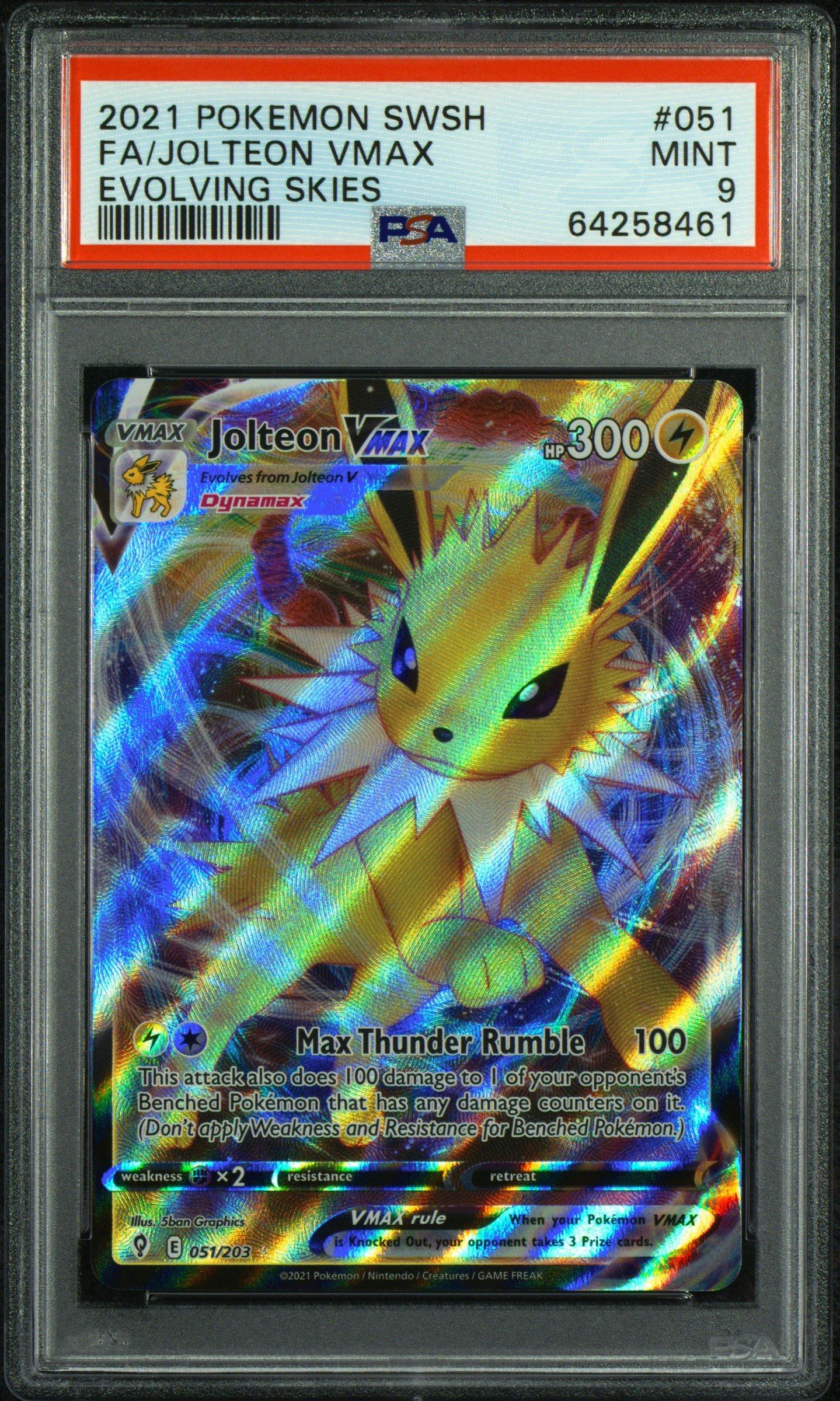 2021 Pokemon Sword & Shield Evolving Skies 051 Full Art/jolteon