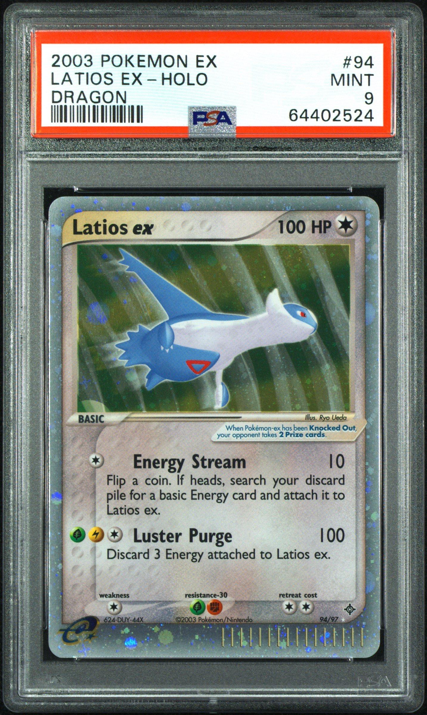 2003 Pokemon Ex Dragon 94 Latios Ex-holo PSA 9 Graded Card | GameStop