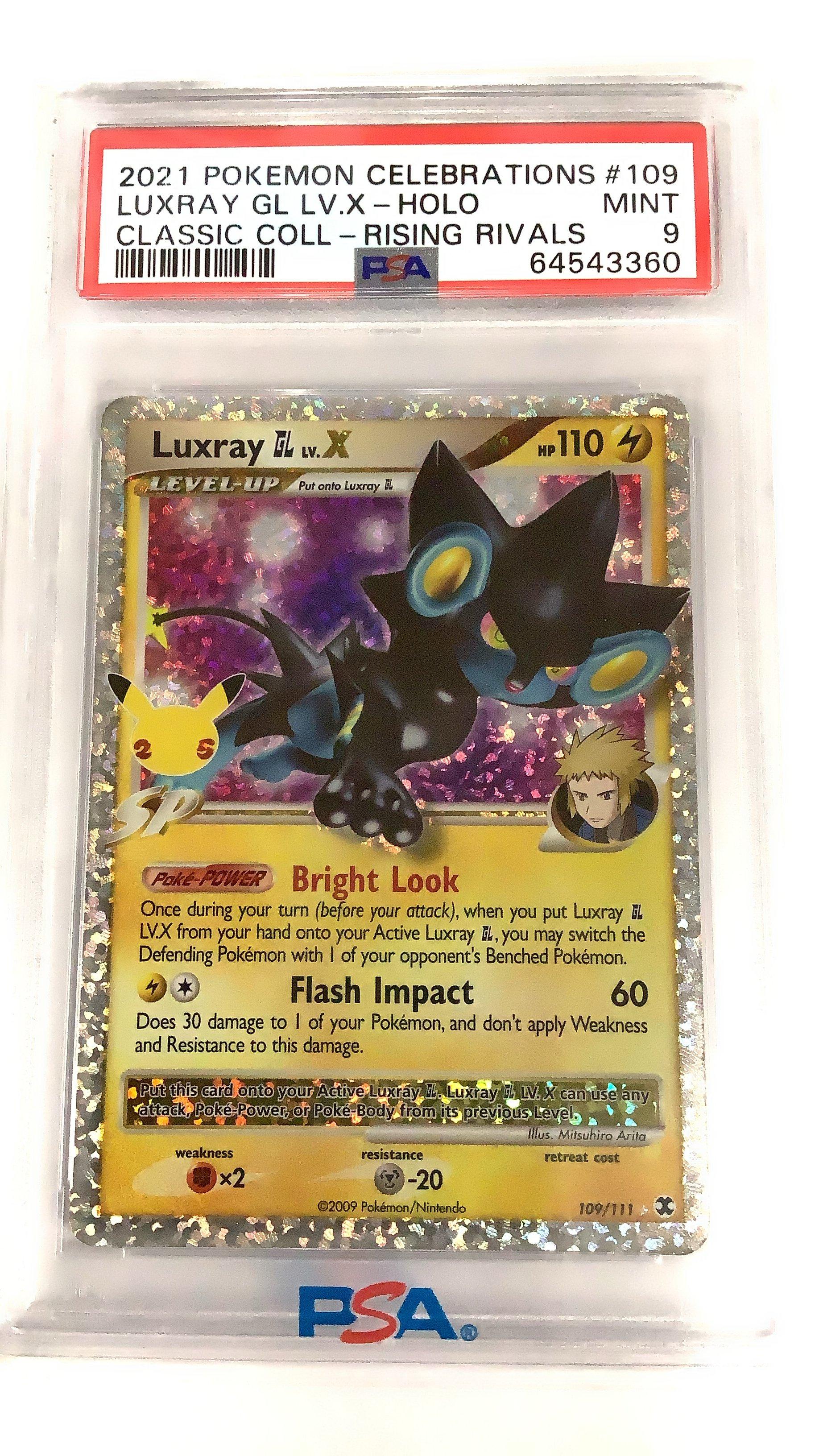 2021 Pokemon Celebrations Classic Collection 109 Luxray Gl Lv.x