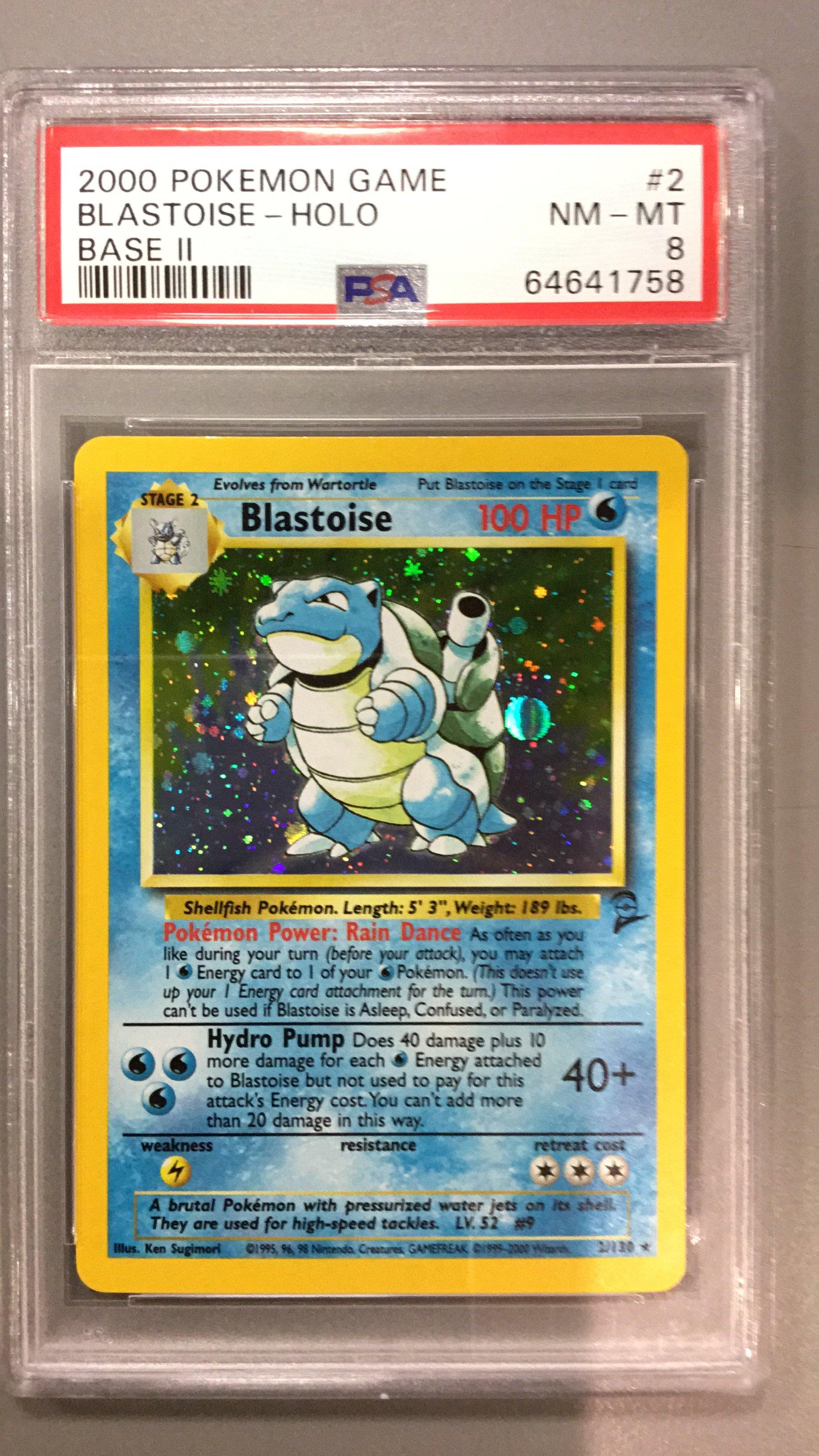 2000 Pokemon Game Base Ii 2 Blastoise-holo PSA 8 | GameStop