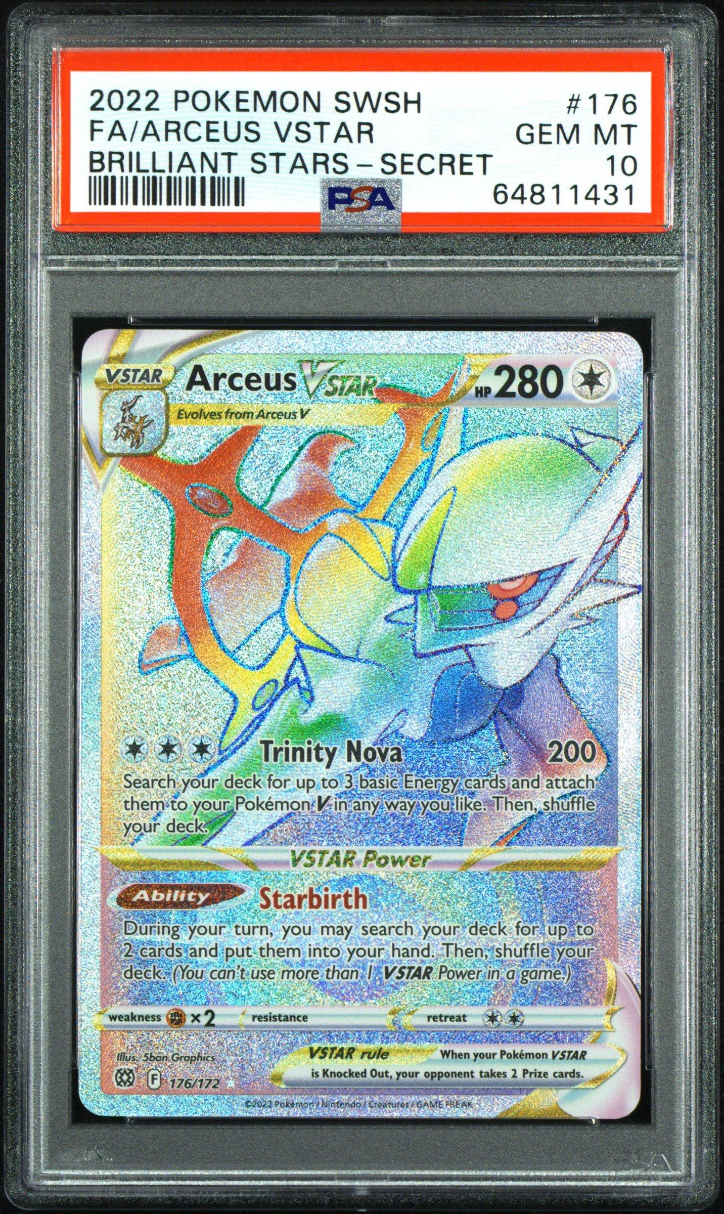 pokemon tcg brilliant stars vstar card this card is the perfect way to showcase your collection. Arceus VSTAR #123/172 Pokmon SWSH09: