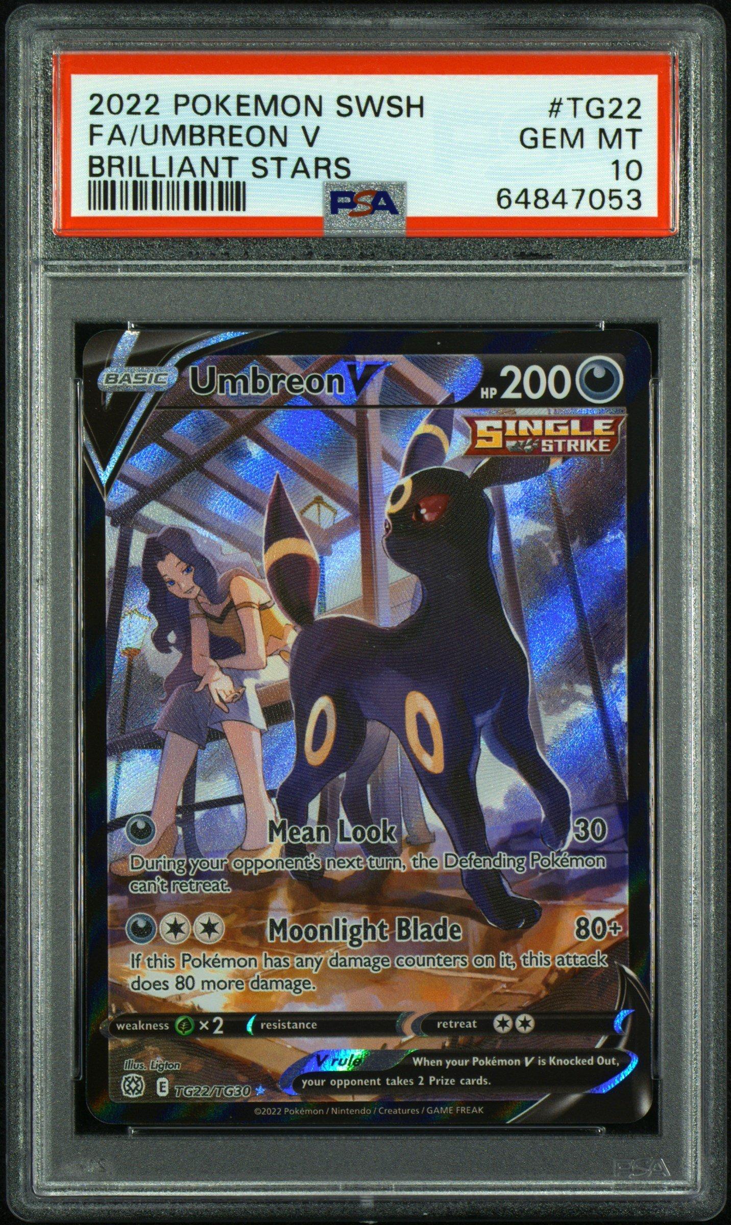 Umbreon V PSA 10 フルアート PSA 10 Umbreon V 084/069 Eevee Heroes