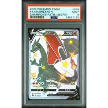 2020 Pokemon Sword & Shield Champion's Path 079 Fa/charizard V PSA 9