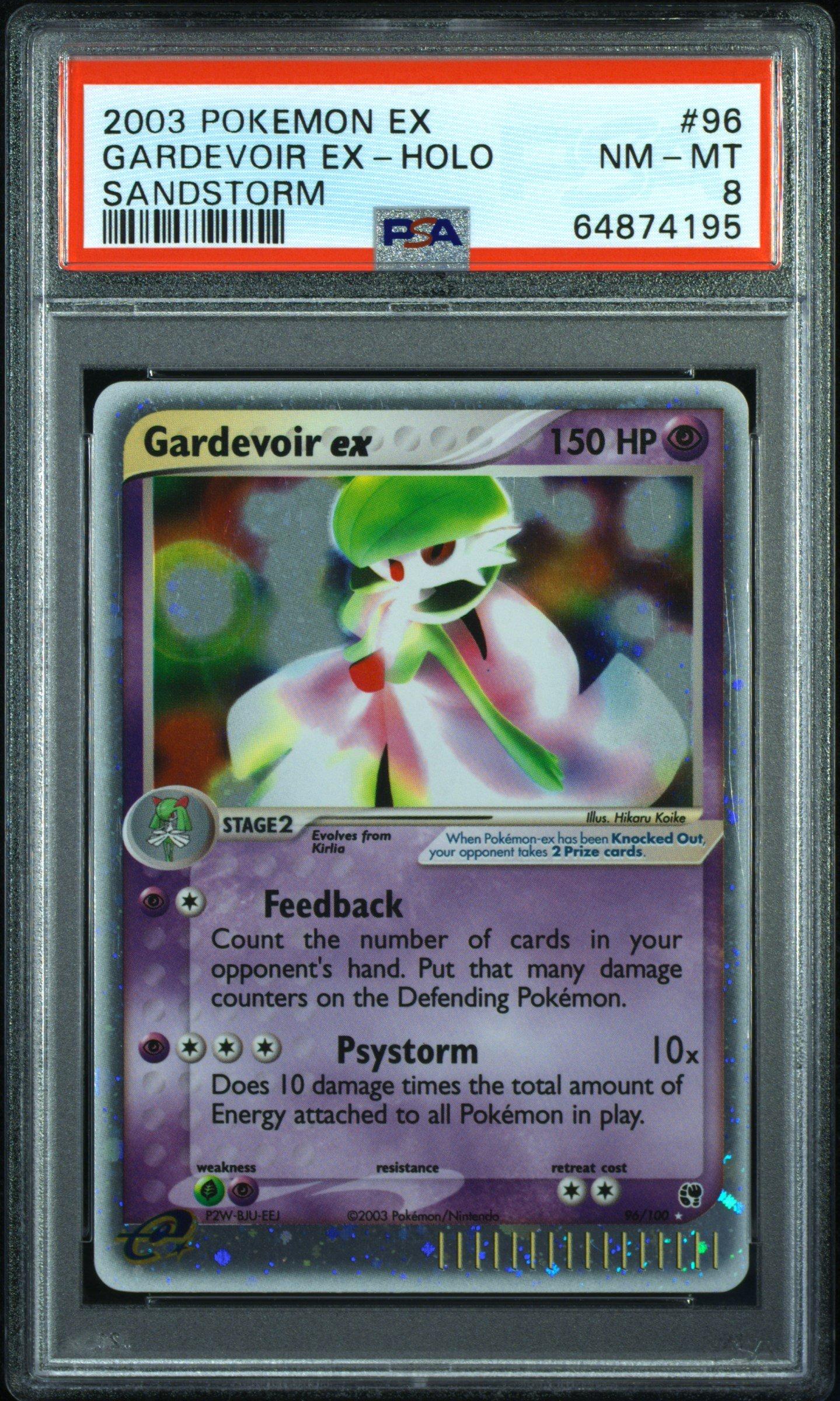 PSA8 サーナイト δ種 1ED Gardevoir 2003 Pokemon Ex Sandstorm 96 Gardevoir Ex-holo PSA 8 Graded Card