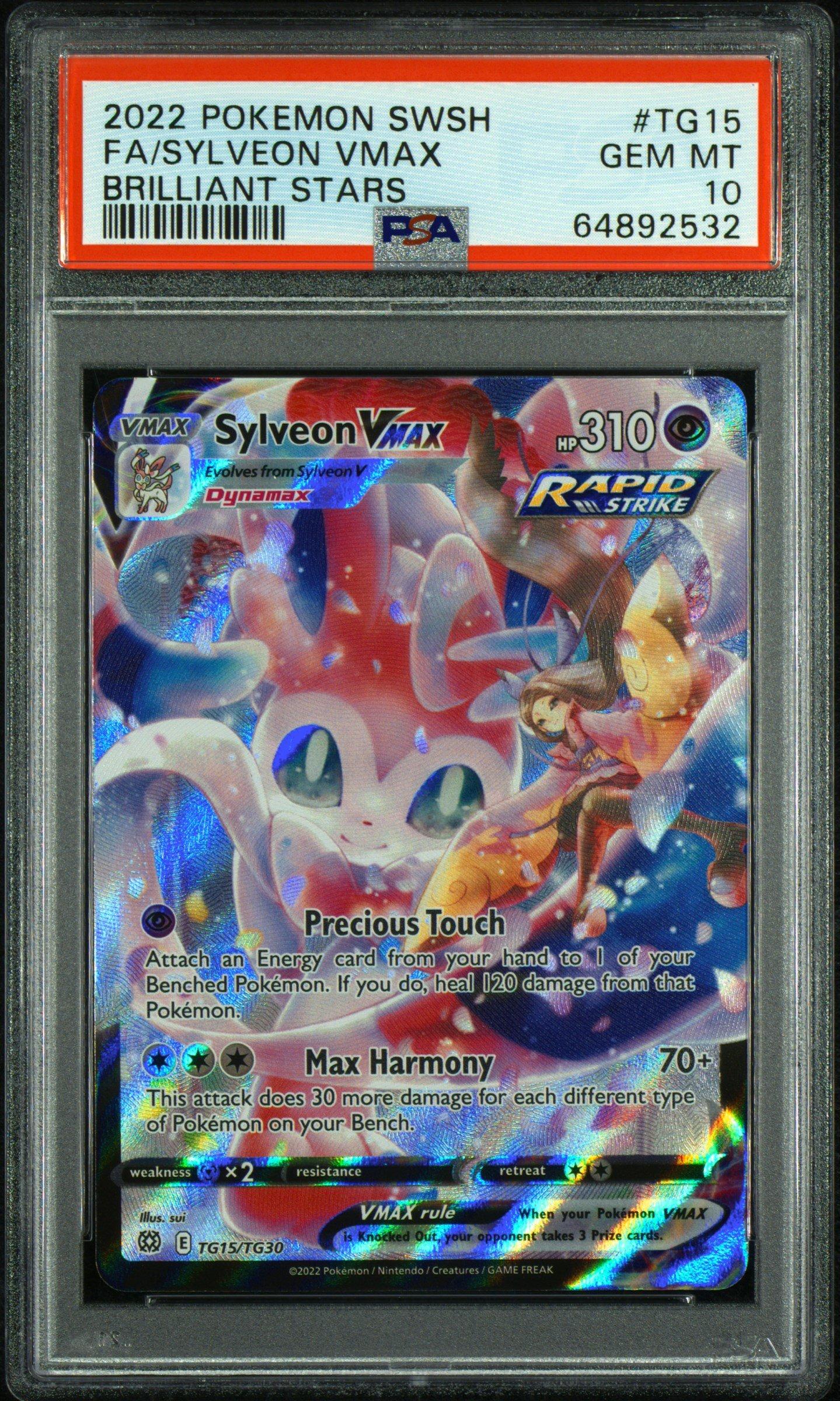 2022 Pokemon Sword & Shield Brilliant Stars Tg15 Full Art/sylveon