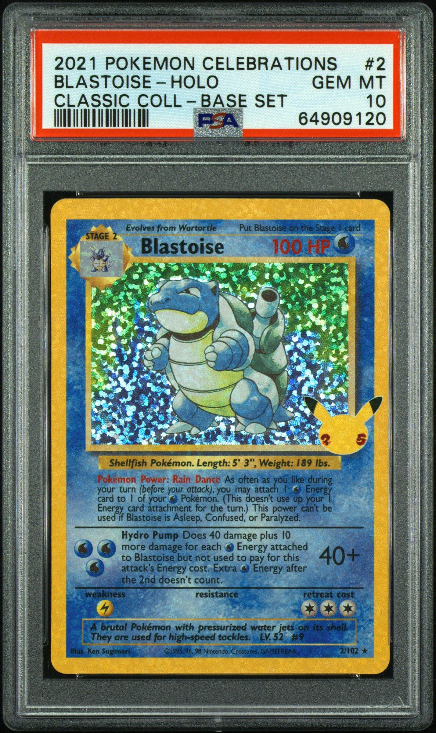 blastoise holographic pokemon card (16/101) (Cosmos Holo) (Blister Exclusive) [Black & White: P If heads Pokemon Card Blastoise (Holographic) -